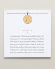 Scorpio — Zodiac Necklace