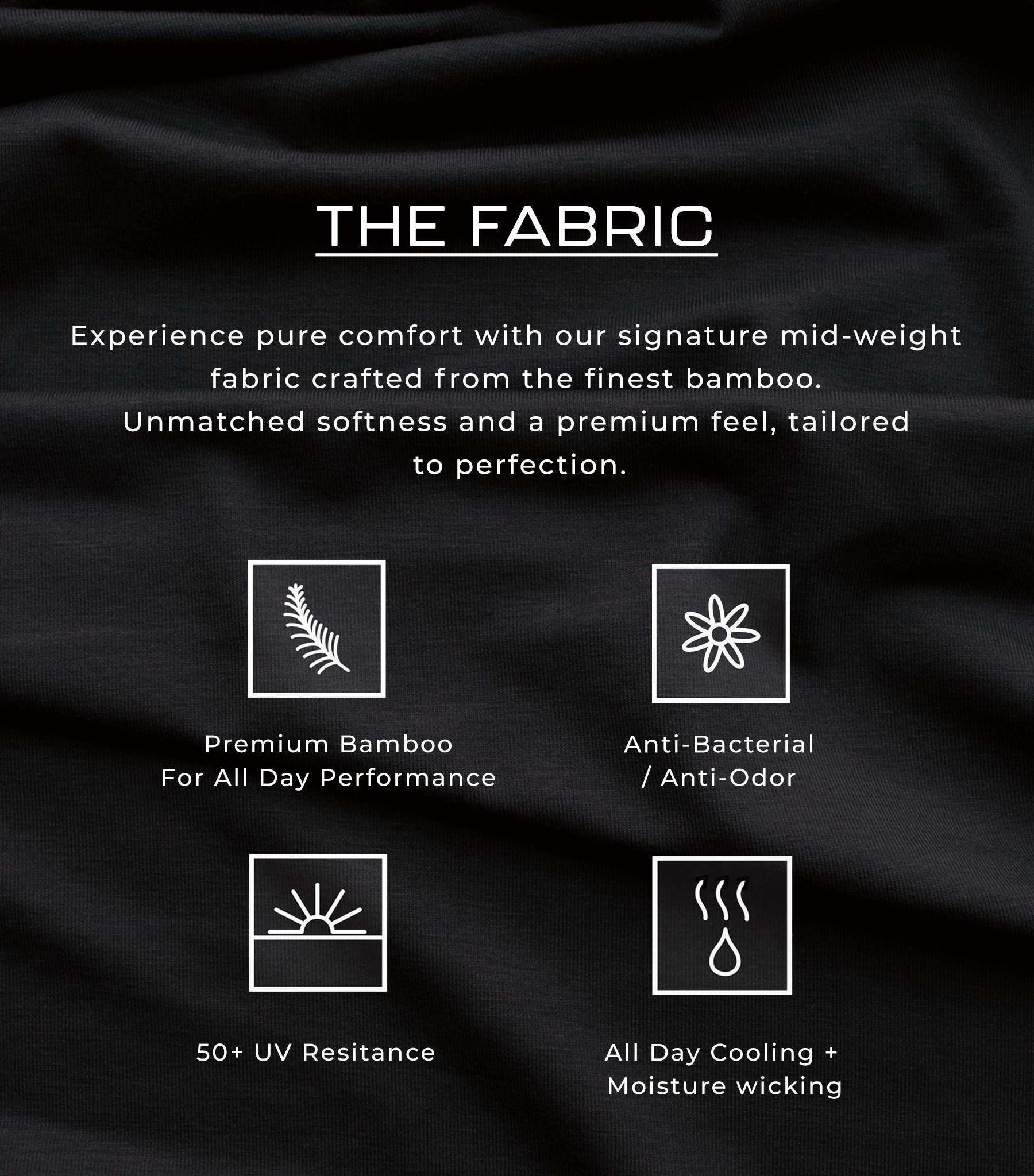 Bamboo Aerotech T-shirt - Black