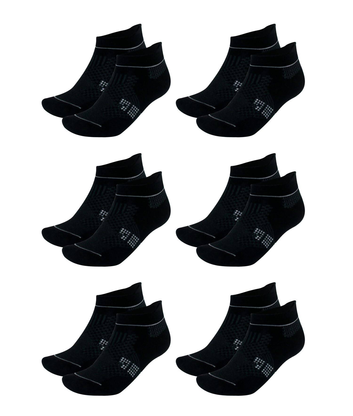 Men's & Women's Bamboo Ankle Socks 6-pack