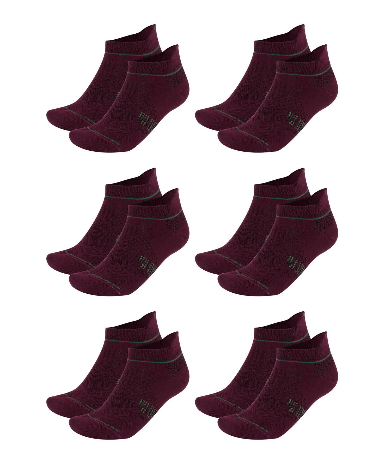 Men's & Women's Bamboo Ankle Socks 6-pack