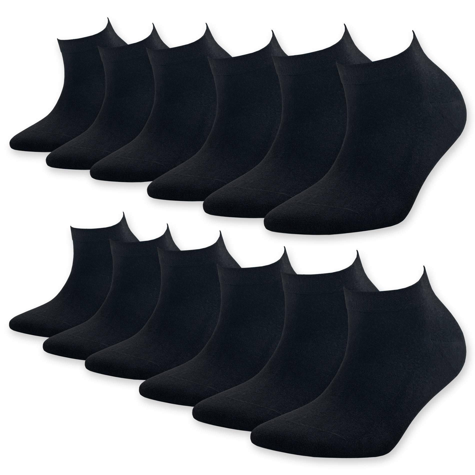 Men's & Women's Bamboo Ankle Socks 6-pack