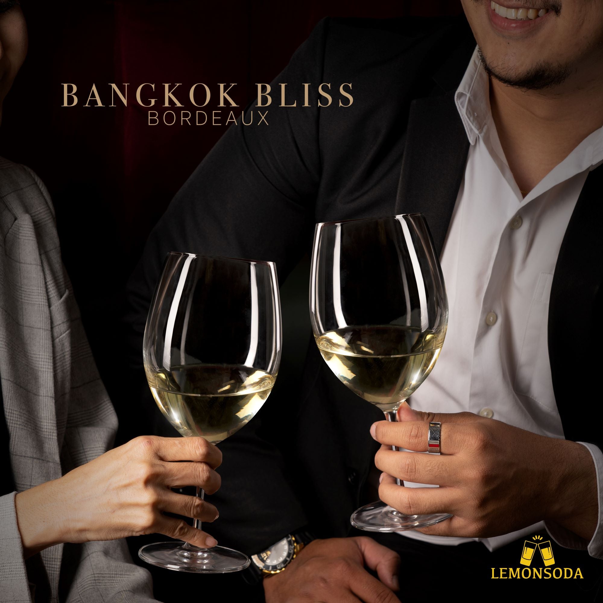 Bangkok Bliss Bordeaux Wine Glasses - (745 Ml / 26 Fl. Oz.)
