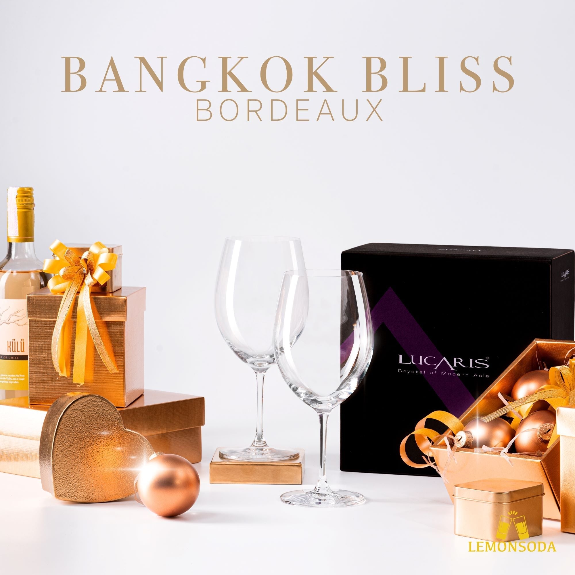 Bangkok Bliss Bordeaux Wine Glasses - (745 Ml / 26 Fl. Oz.)