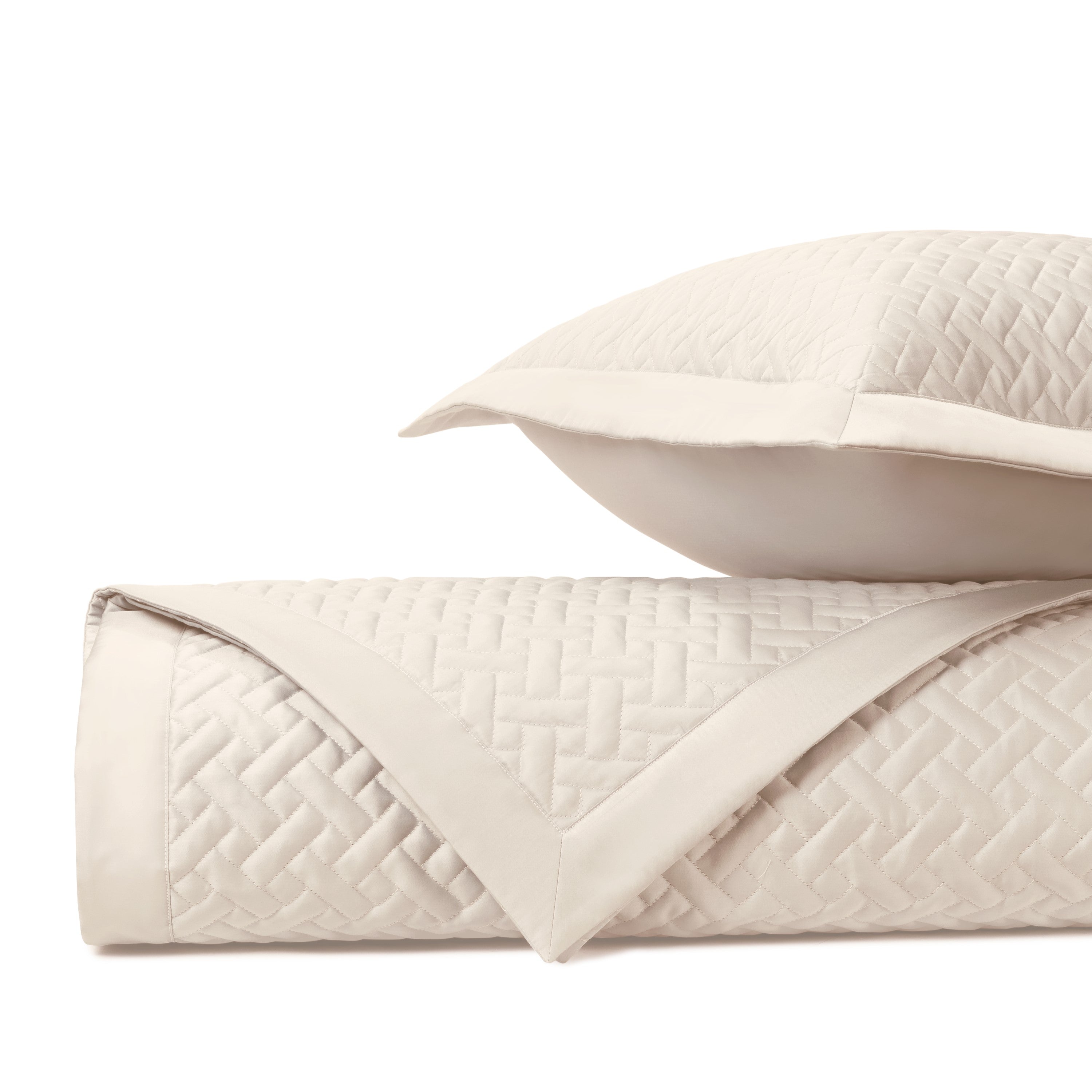 Basketweave Quilted Coverlet