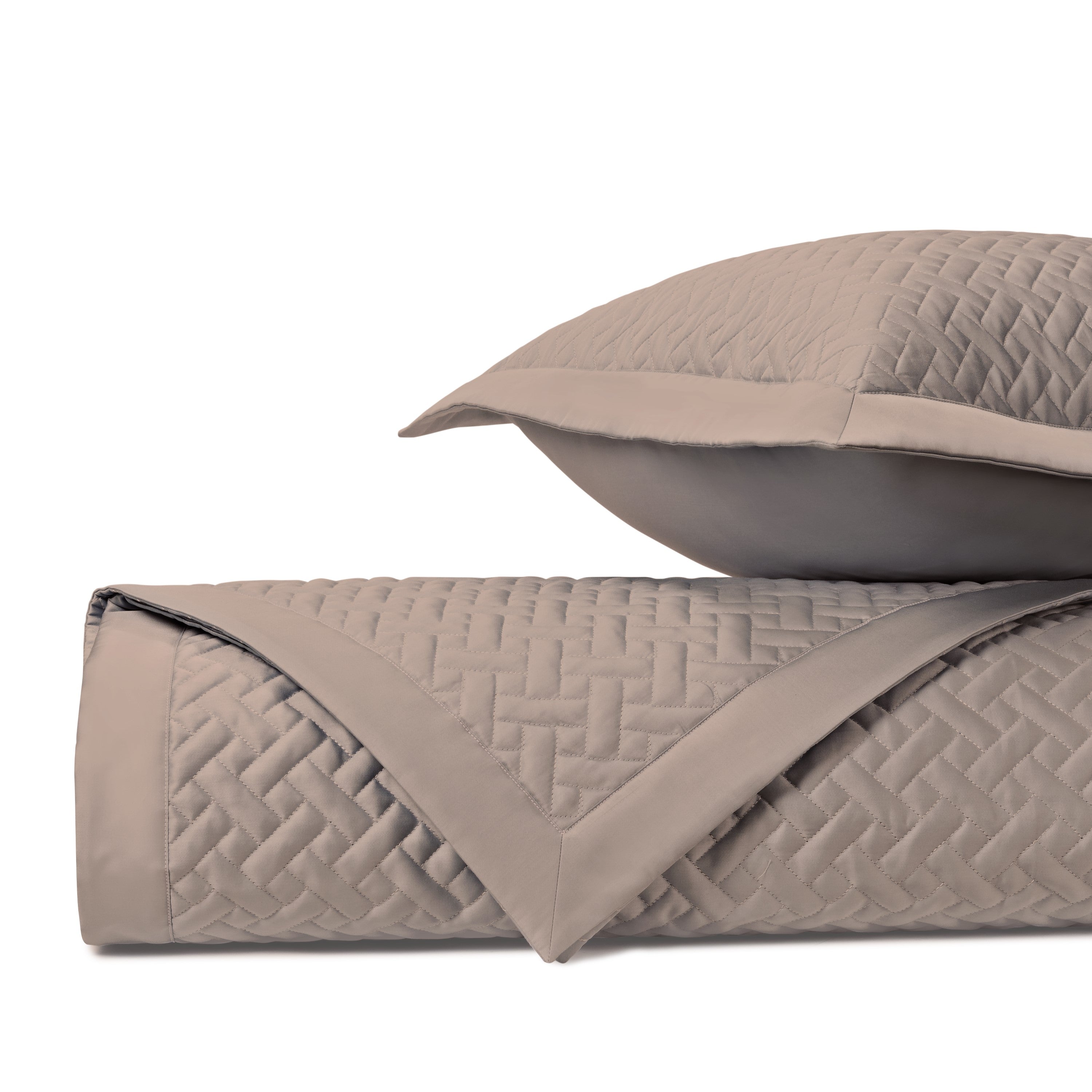 Basketweave Quilted Coverlet