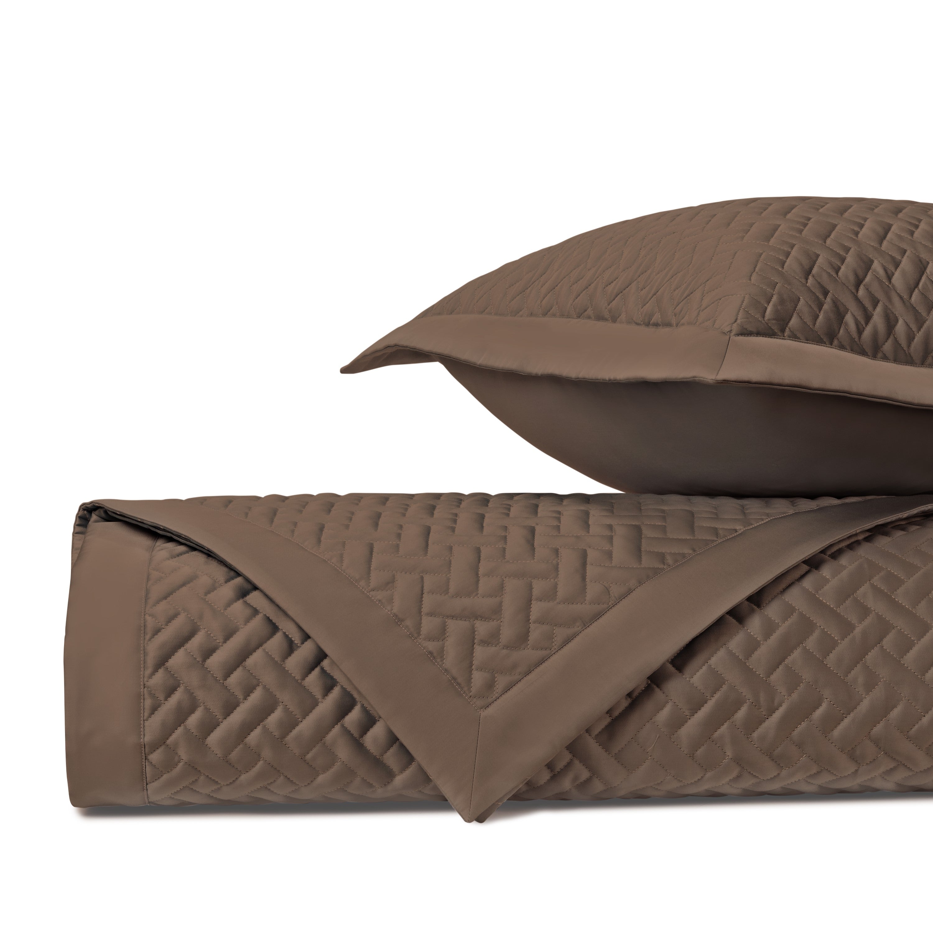 Basketweave Quilted Coverlet