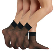 3 Pair Pack Sheer Anklet