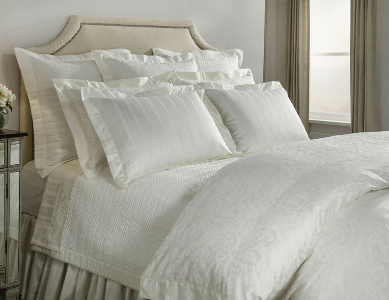 Plush 1000 Stripe Fitted Sheet
