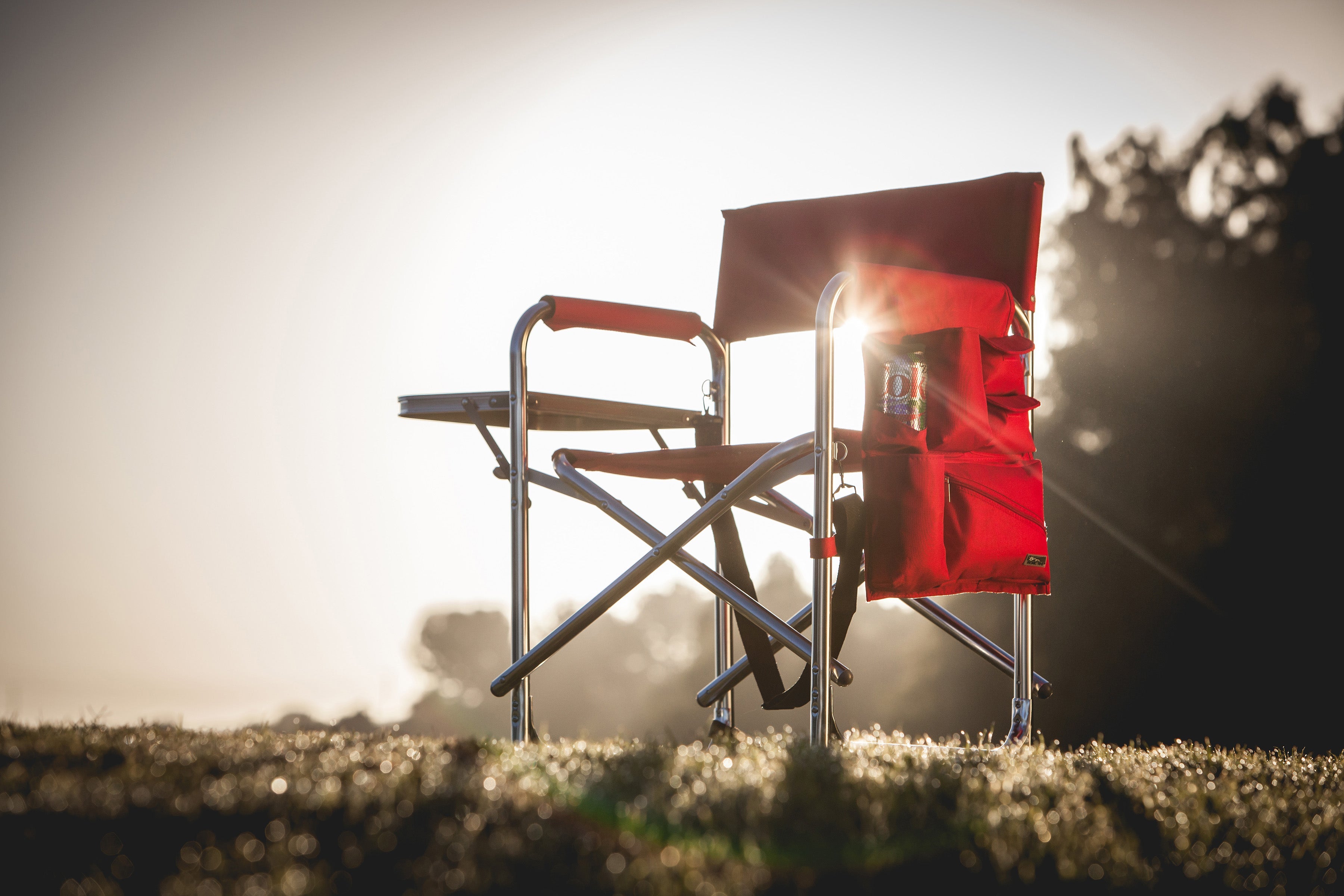 Purple Sports Chair With Side Table