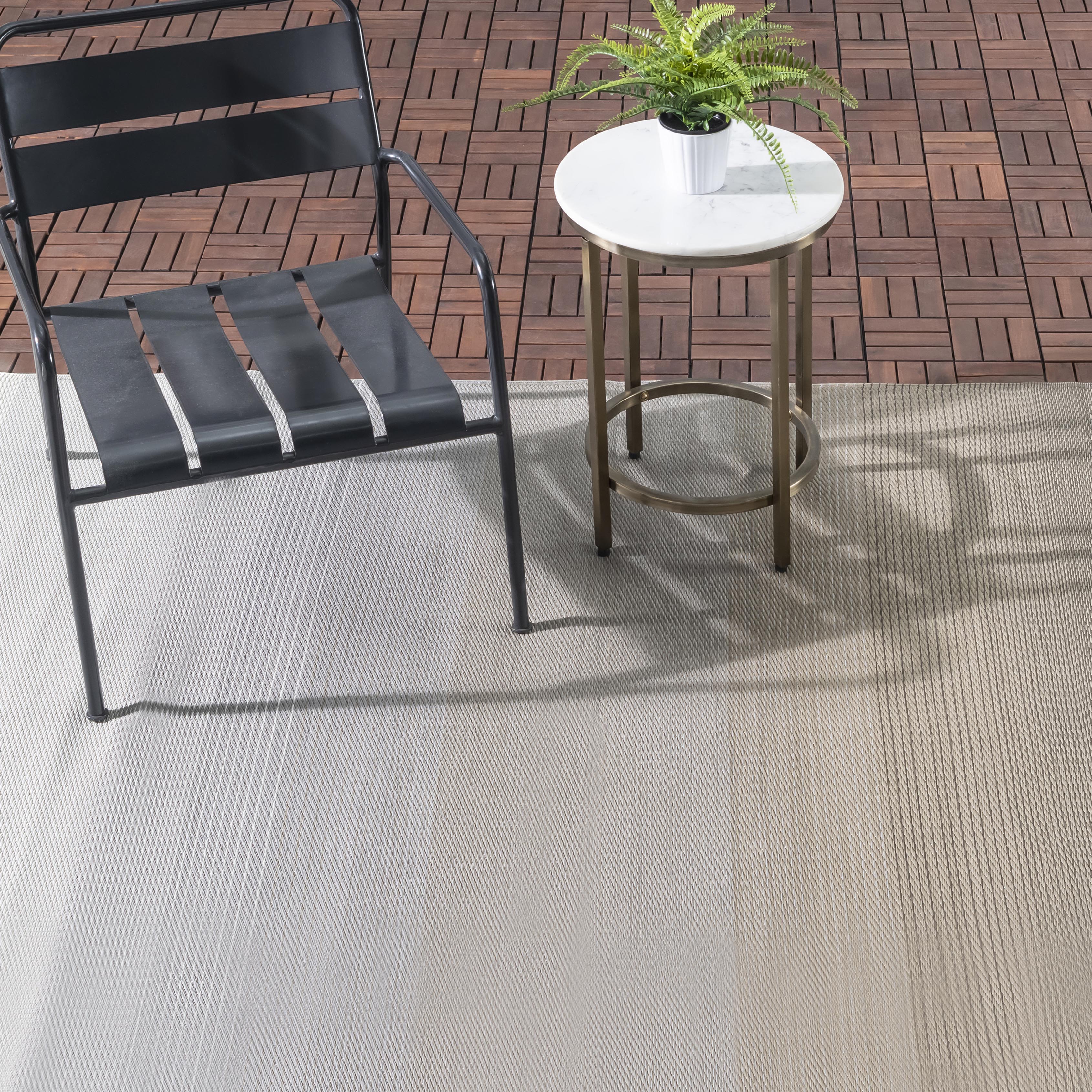 Big Sur - Ash Outdoor Rug For Patio