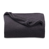 Homvare Full/Queen Super Soft  Cotton Basket Weave Blanket/Throw 90" x 90"