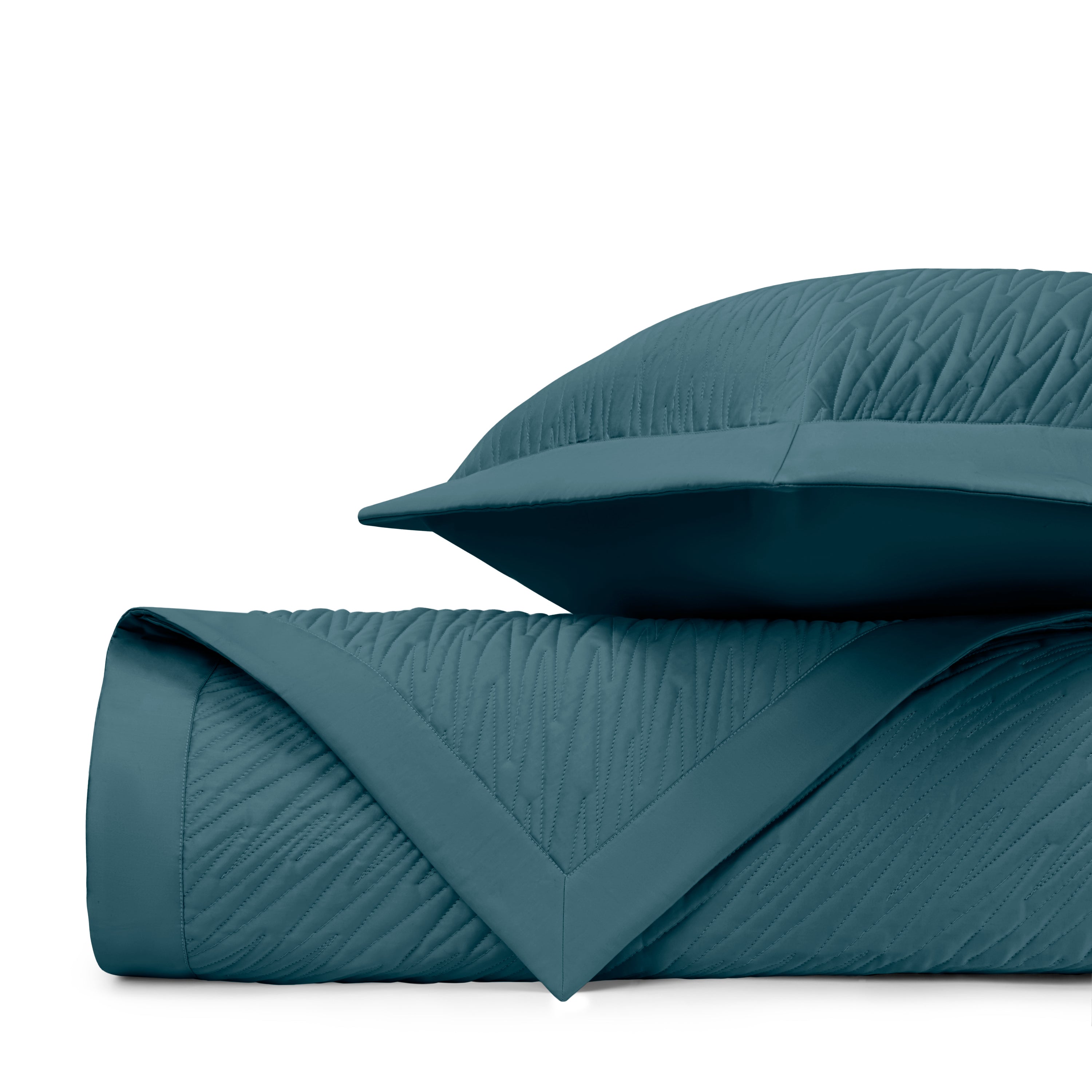 Blaze Quilted Coverlet (Euro) Set
