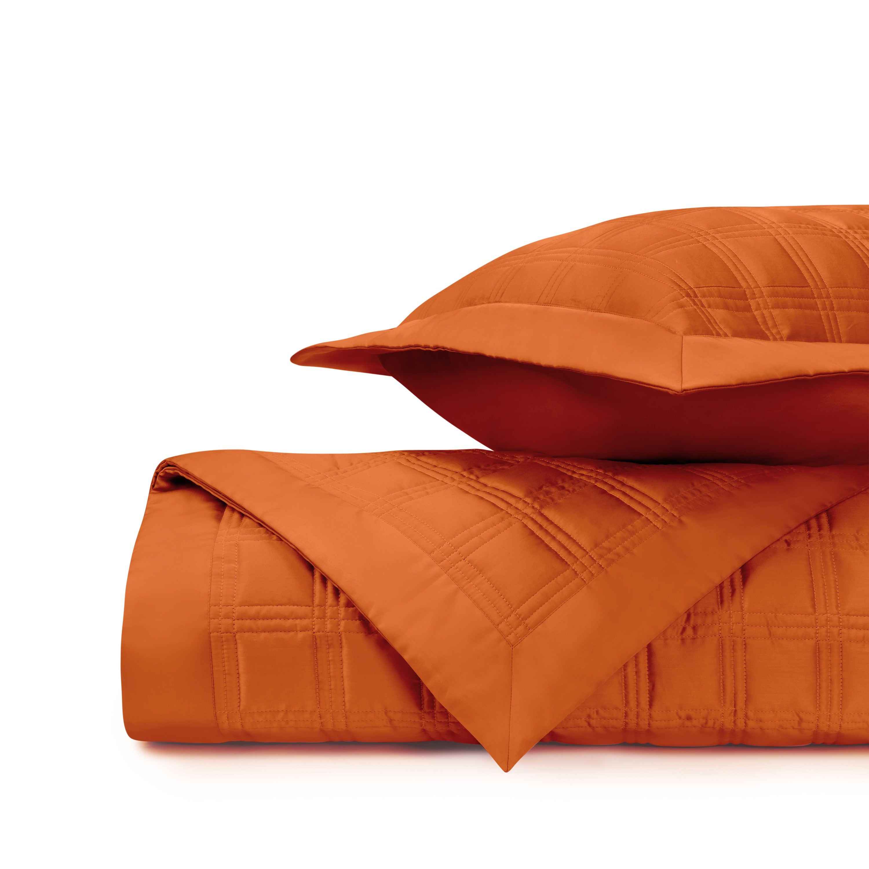 Block Quilted Coverlet Set