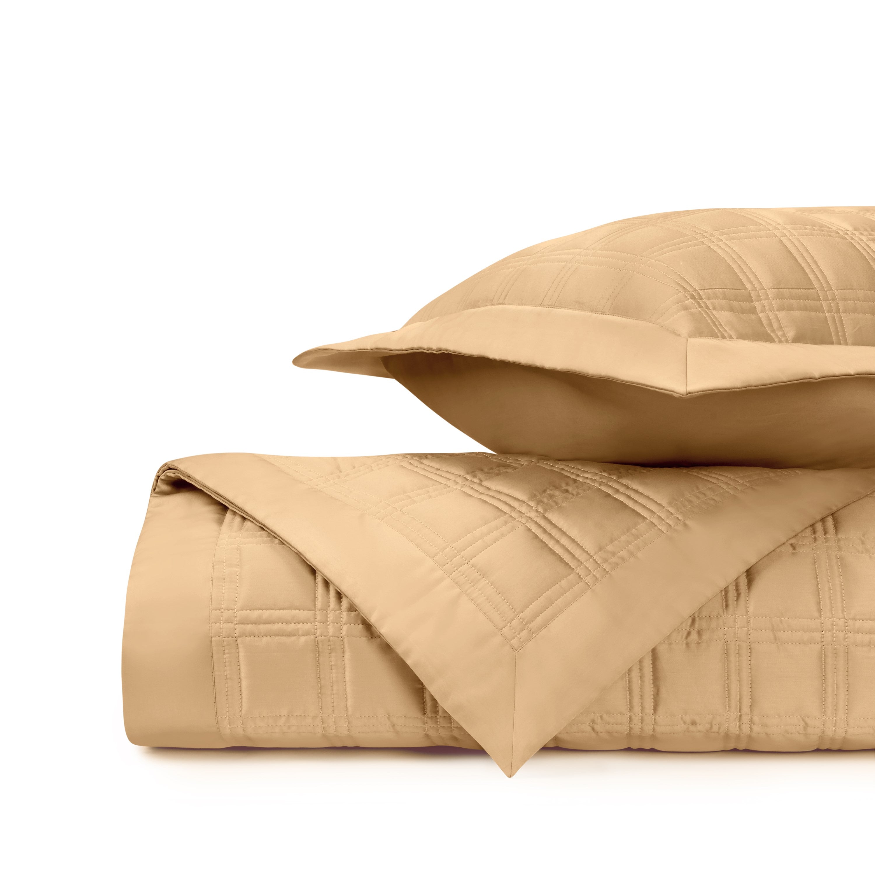 Block Quilted Coverlet Set