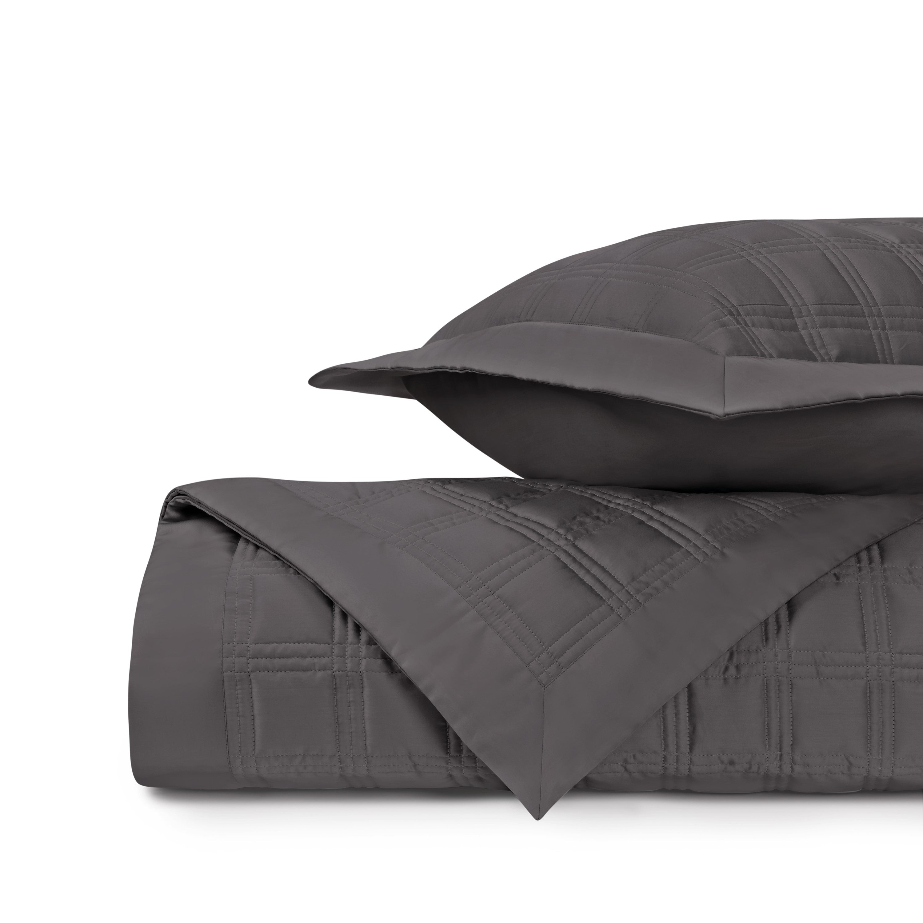 Block Quilted Coverlet Set