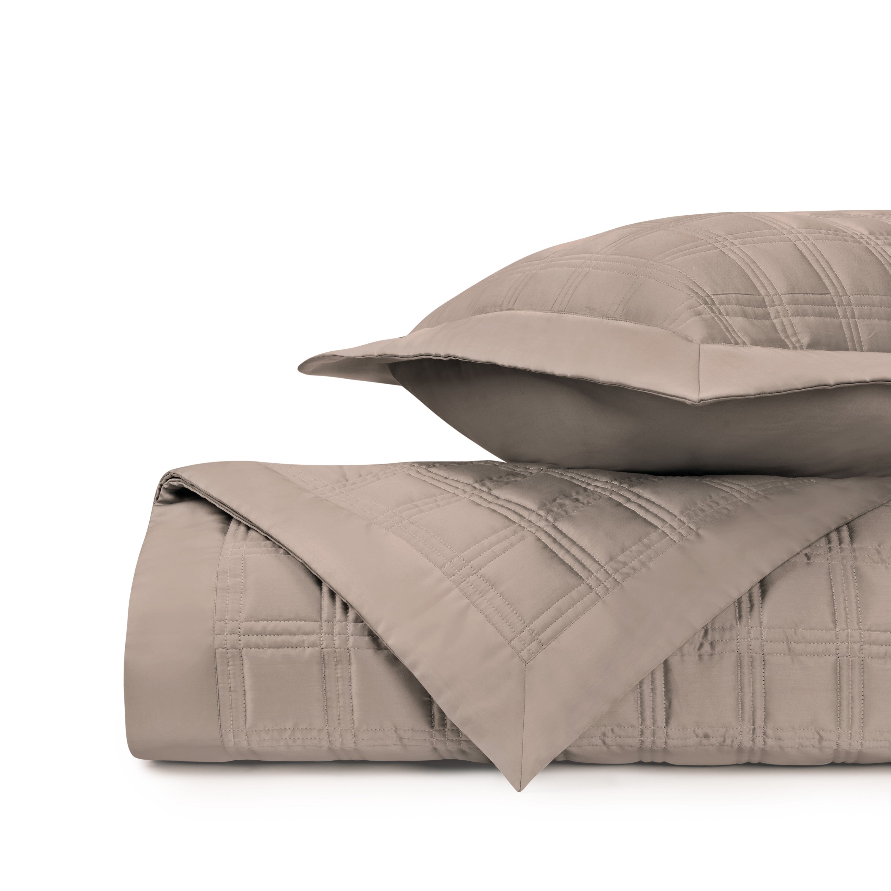 Block Quilted Coverlet (euro) Set