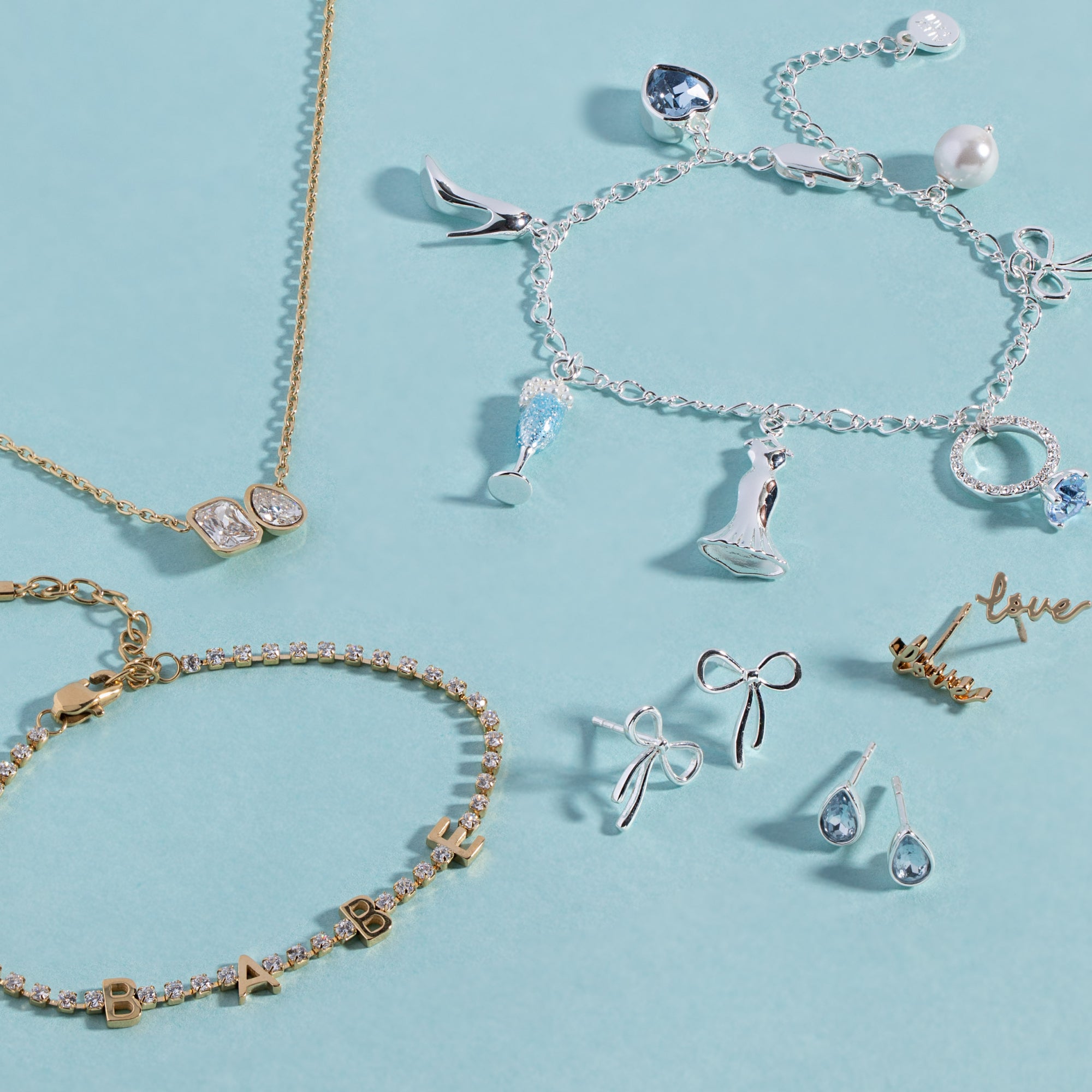 Bridal Multi-charm Bracelet