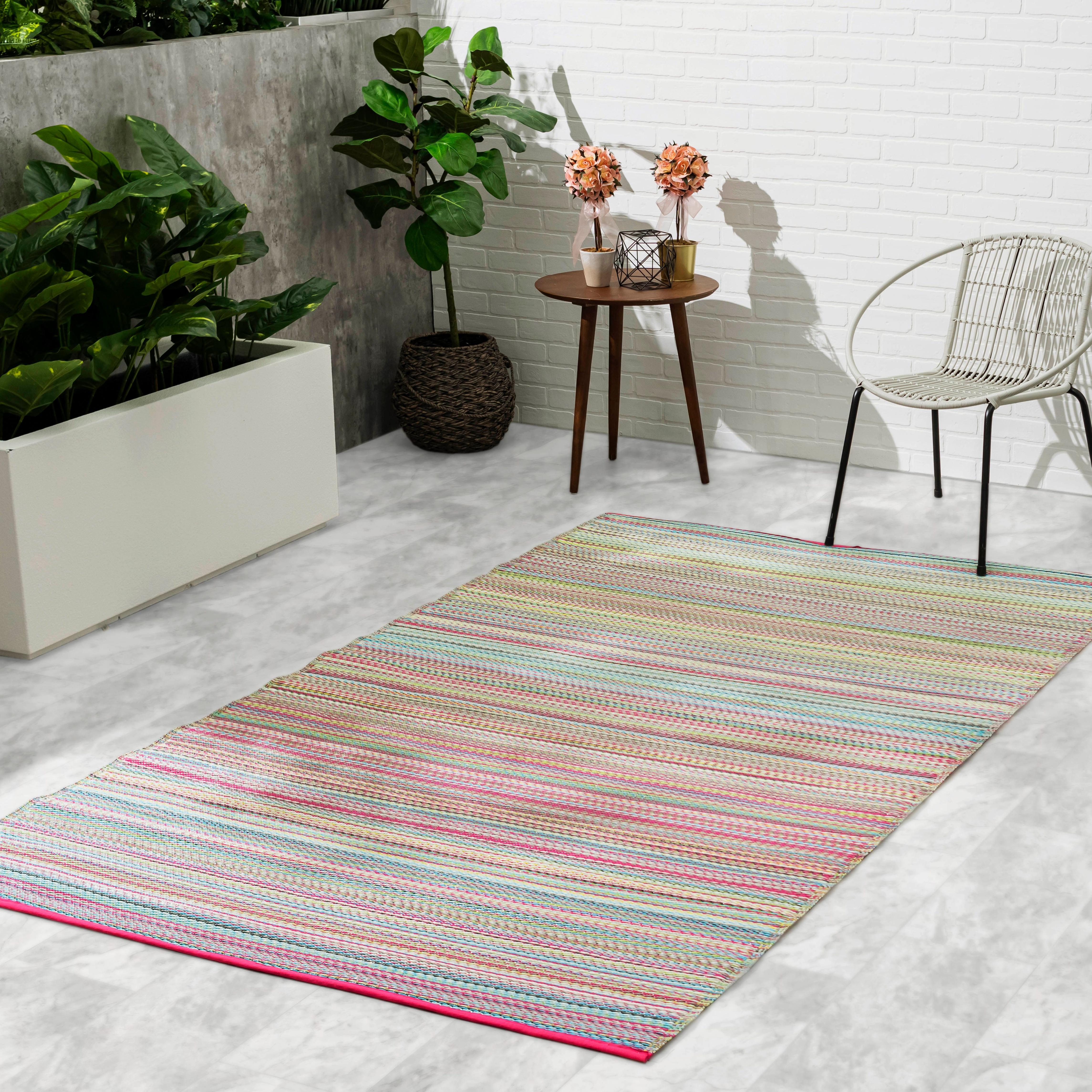 Cancun - Candy Outdoor Rug For Patio