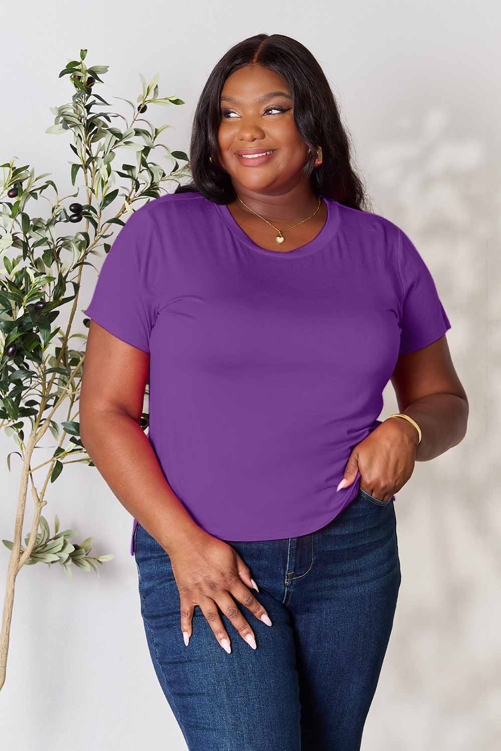 Basic Bae Full Size Round Neck Short Sleeve T-shirt