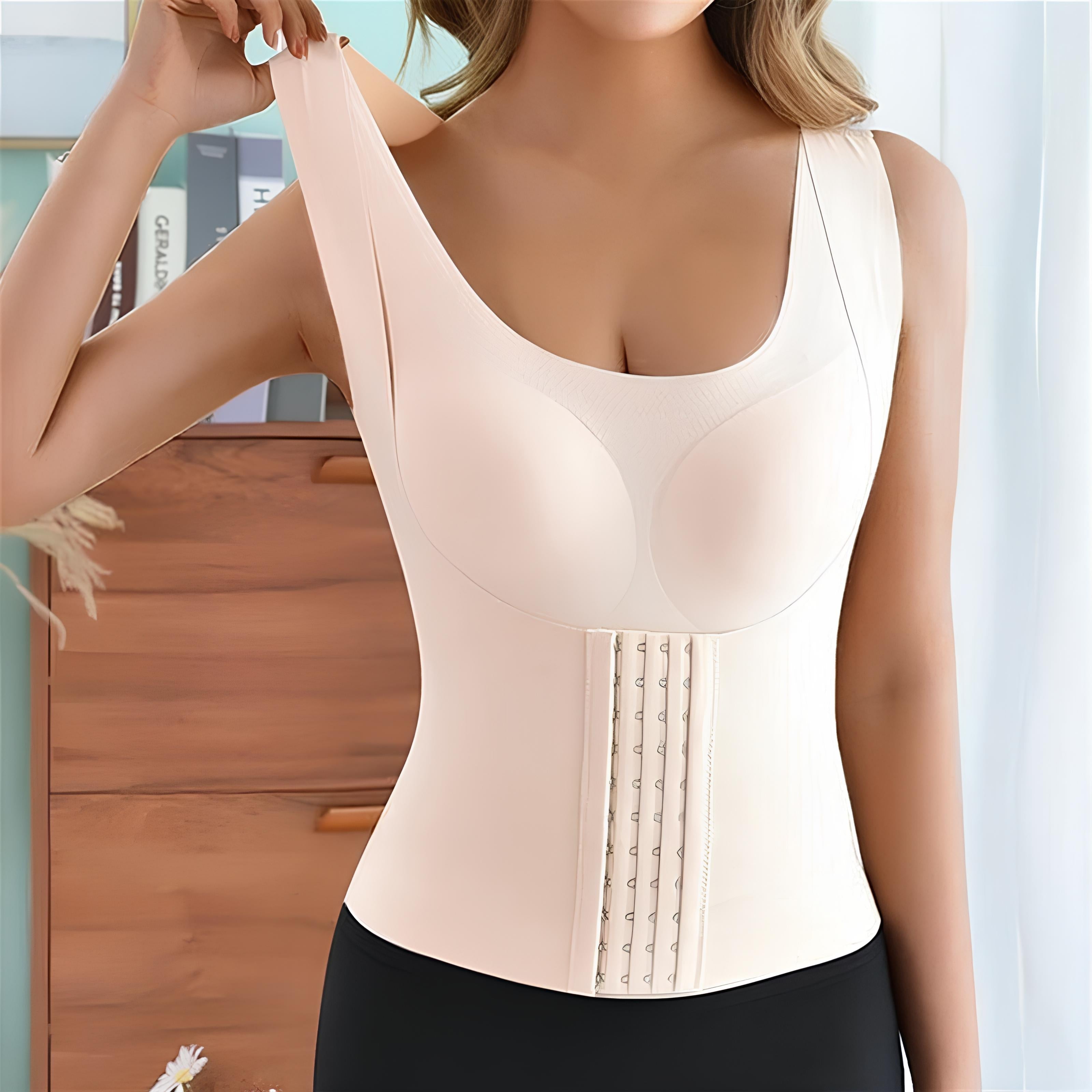 Basic Bae Scoop Neck Shapewear Tank With Removable Padding