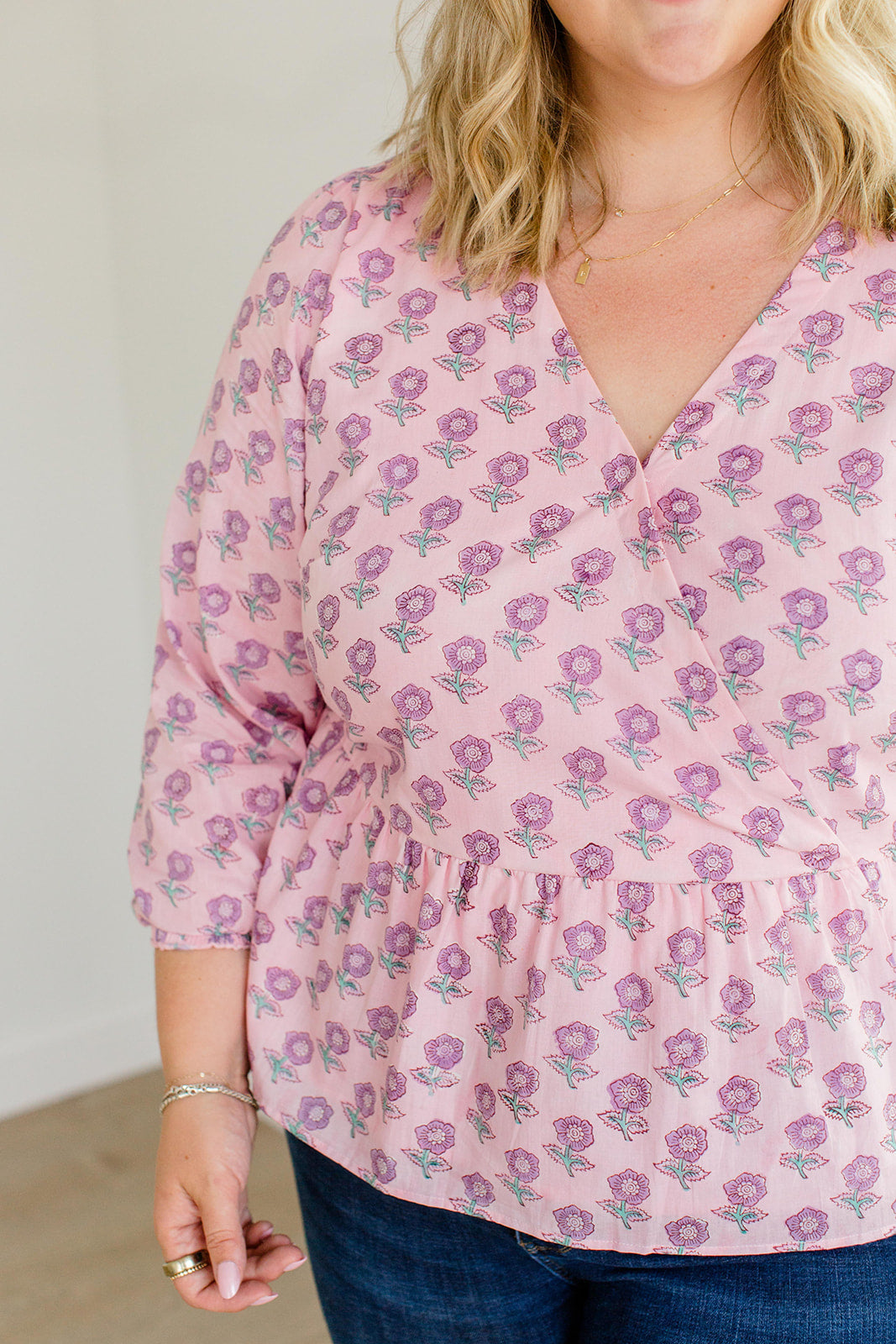 The Frances Top In Blush Haze | Includes Plus Size