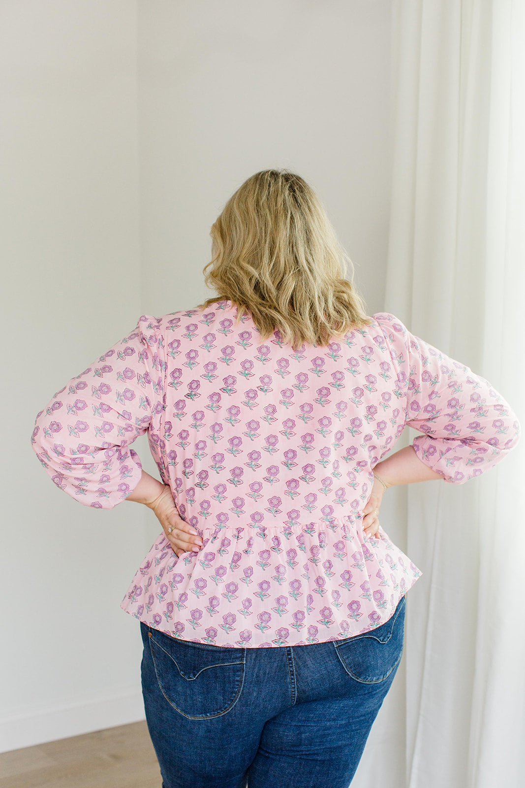 The Frances Top In Blush Haze | Includes Plus Size