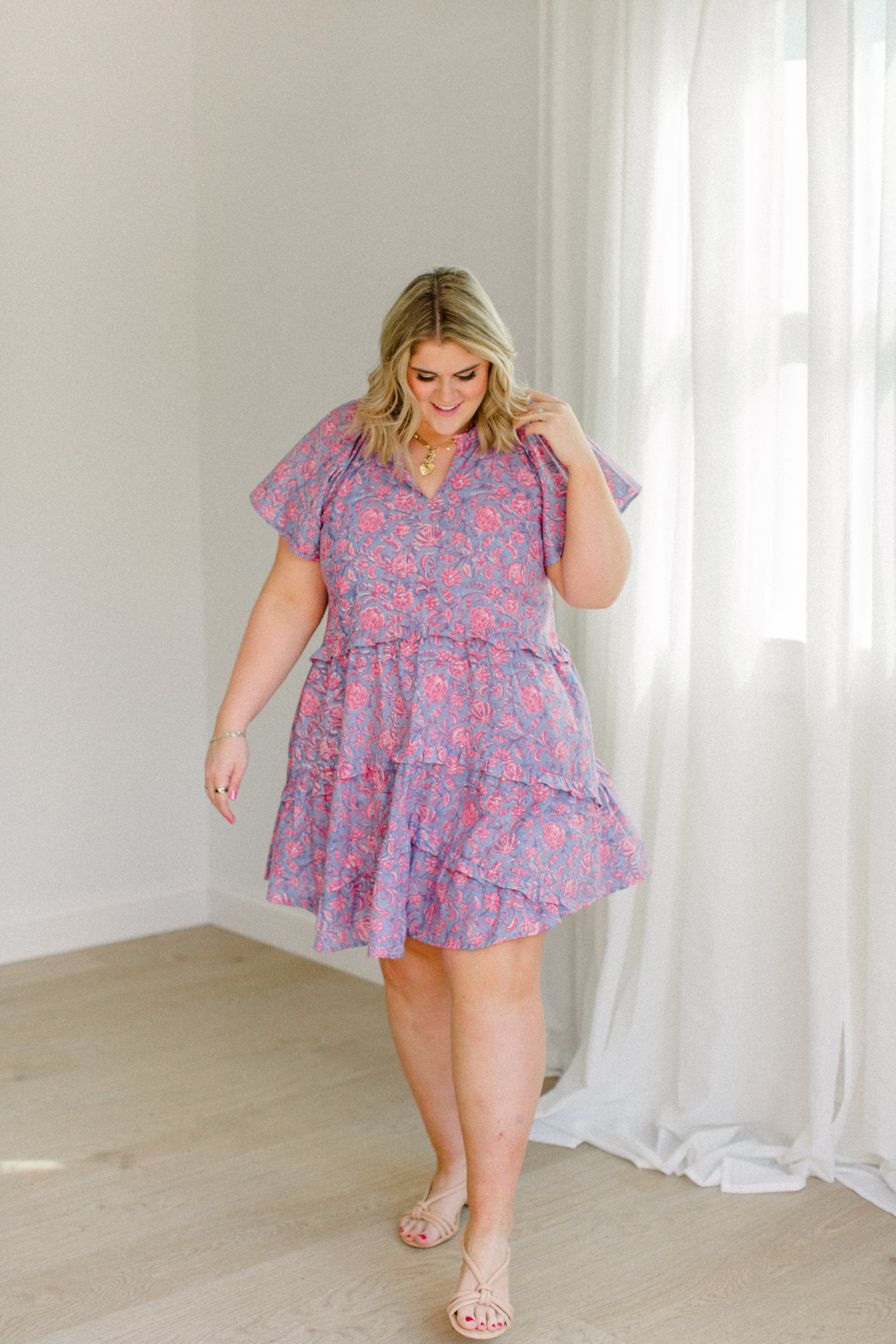 The Kathleen Dress In Orchid Rose - Final Sale