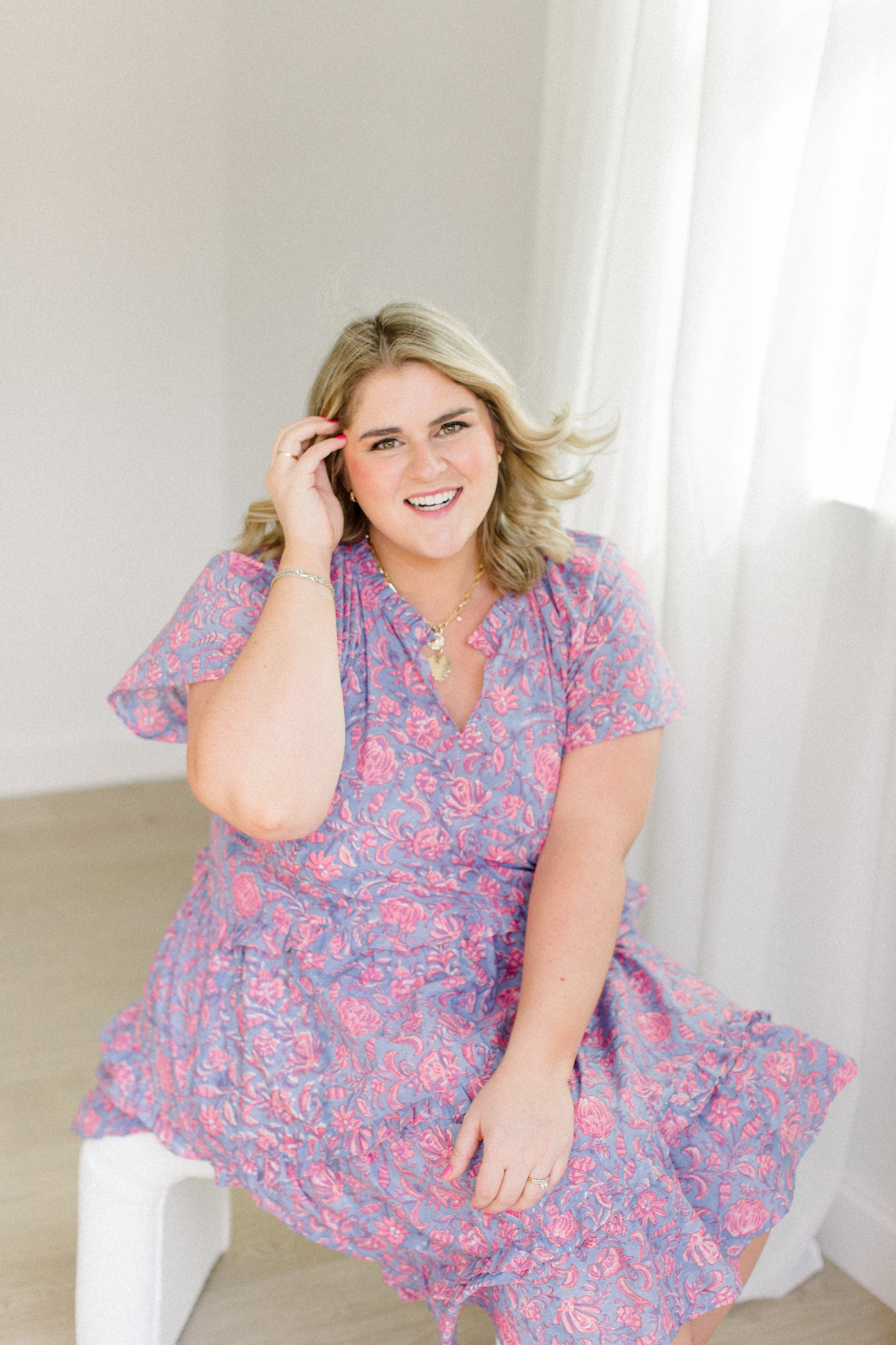 The Kathleen Dress In Orchid Rose - Final Sale