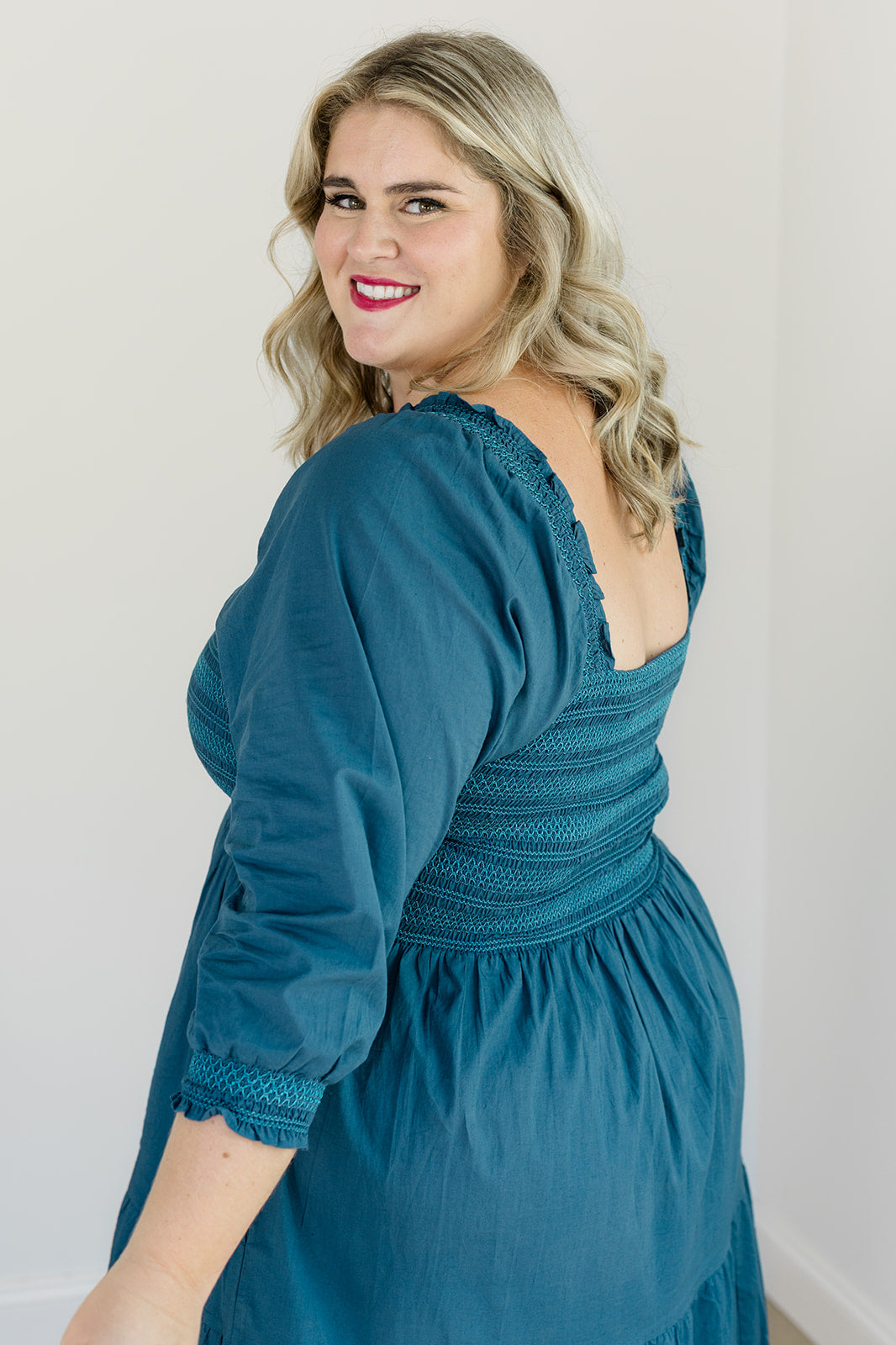 The Jenna Dress In Teal | Includes Plus Size