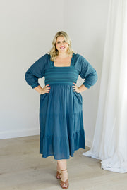 The Jenna Dress In Teal | Includes Plus Size