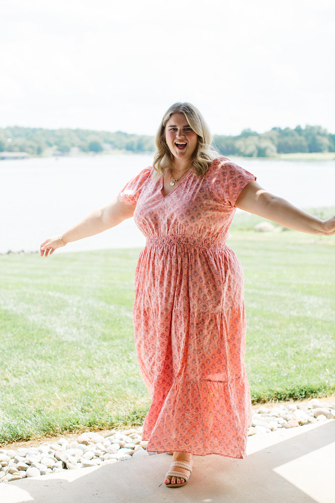 The Sarah In Peach Cobbler | Includes Plus Size