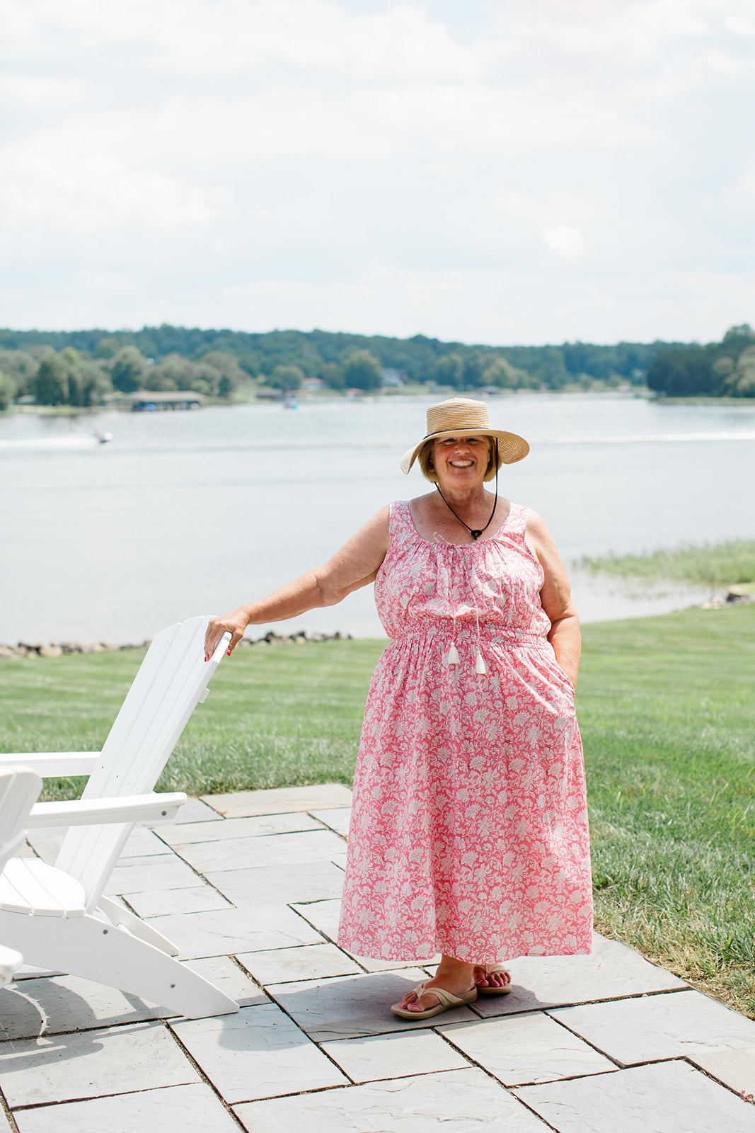 The Kiley Tank Dress In Watermelon Sorbet | Includes Plus Size
