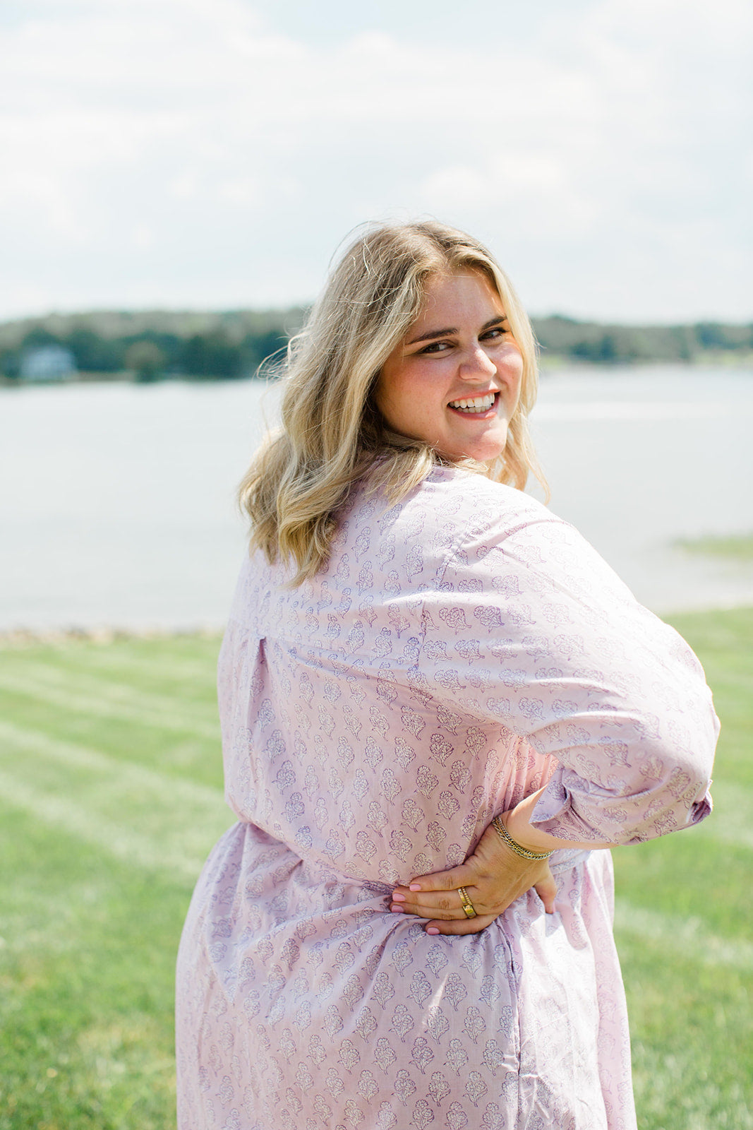 The Christine Shirt Dress In Lavender Taffy | Includes Plus Size