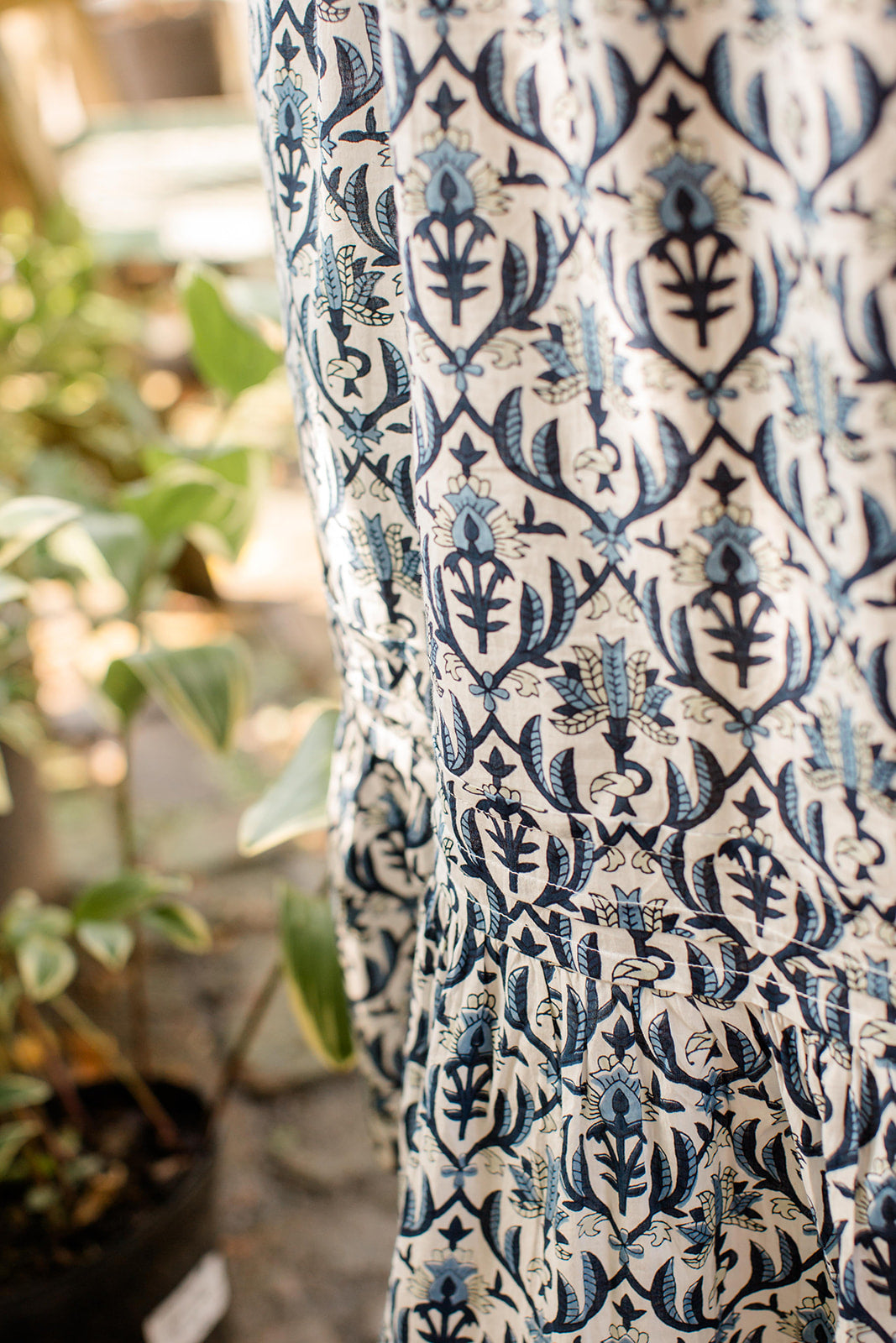 The Allison Dress In Navy Trellis | Includes Plus Size