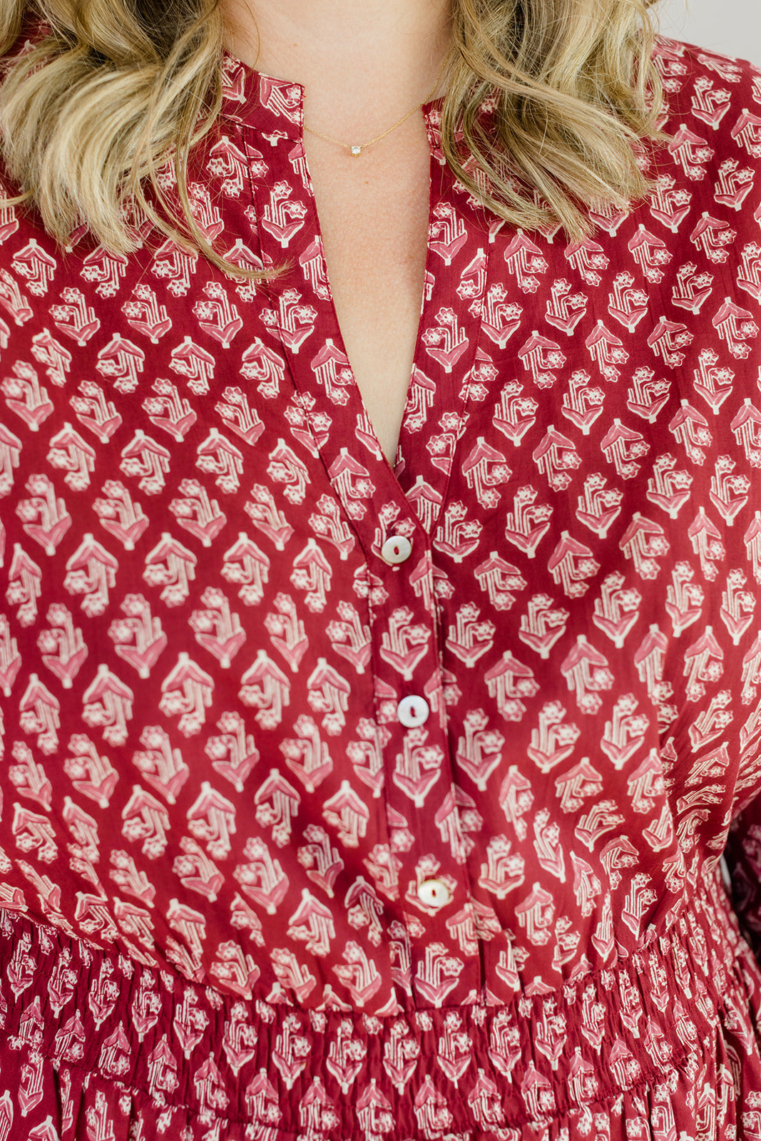 The Francesca Midi Dress In Spiced Merlot | Includes Plus Size