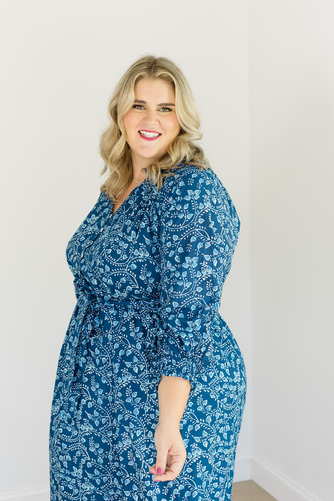The Savana Midi Dress In Winter Blossom | Includes Plus Size