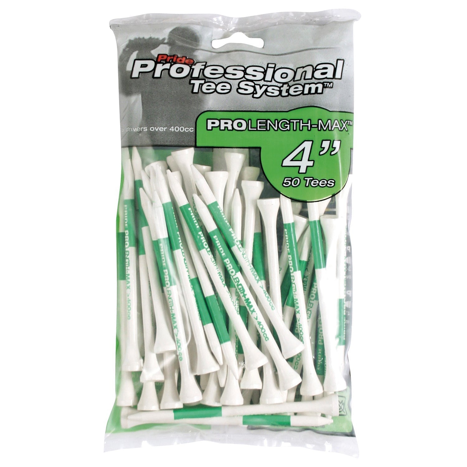 50 Pride Sports Professional Tee System ProLength 4" Golf Tees