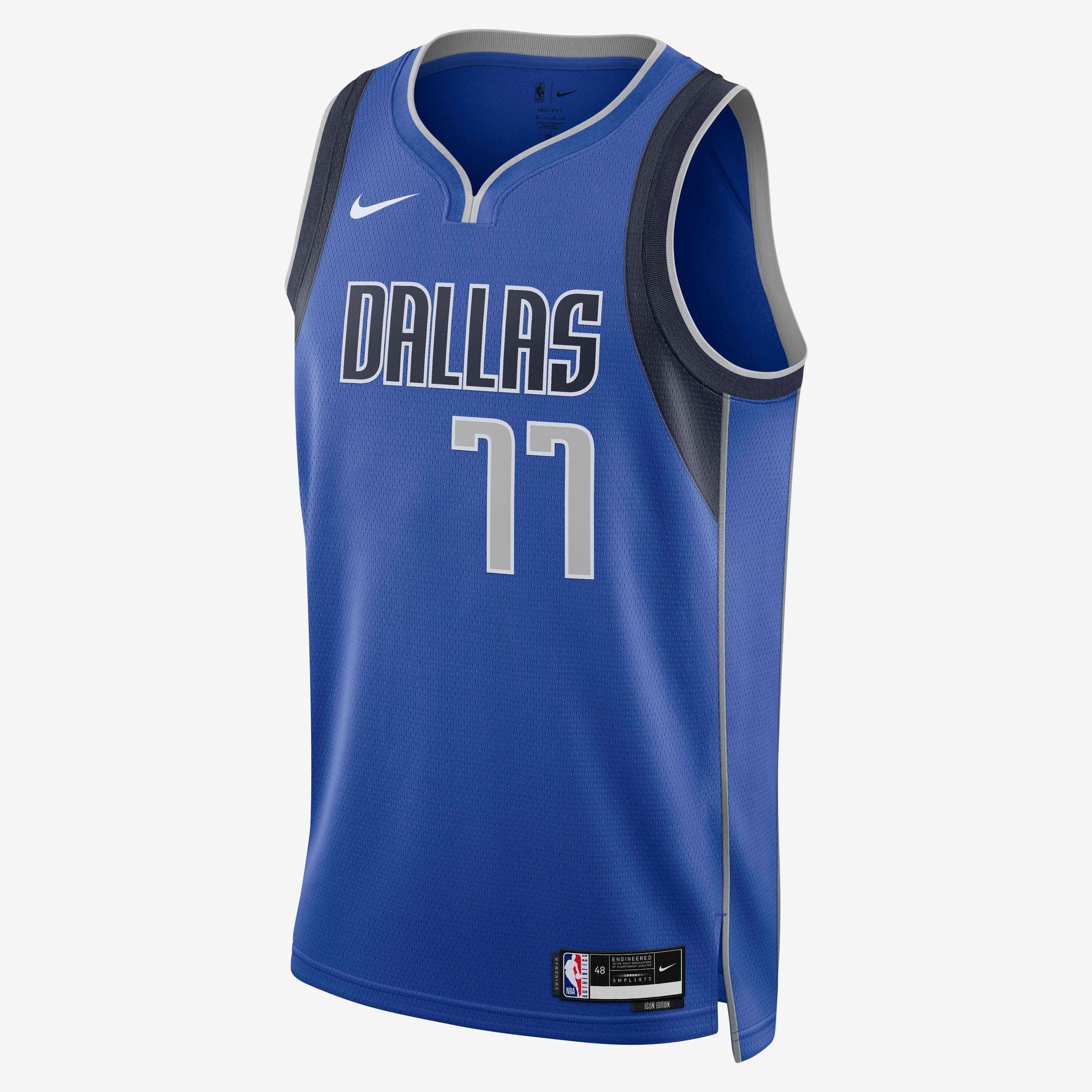 Youth Nike NBA Dallas Mavericks '77 Doncic' Icon Edition 22/23 Swingman Jersey