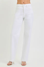Risen Full Size High Rise Wide Baggy Pants | Includes Plus Size