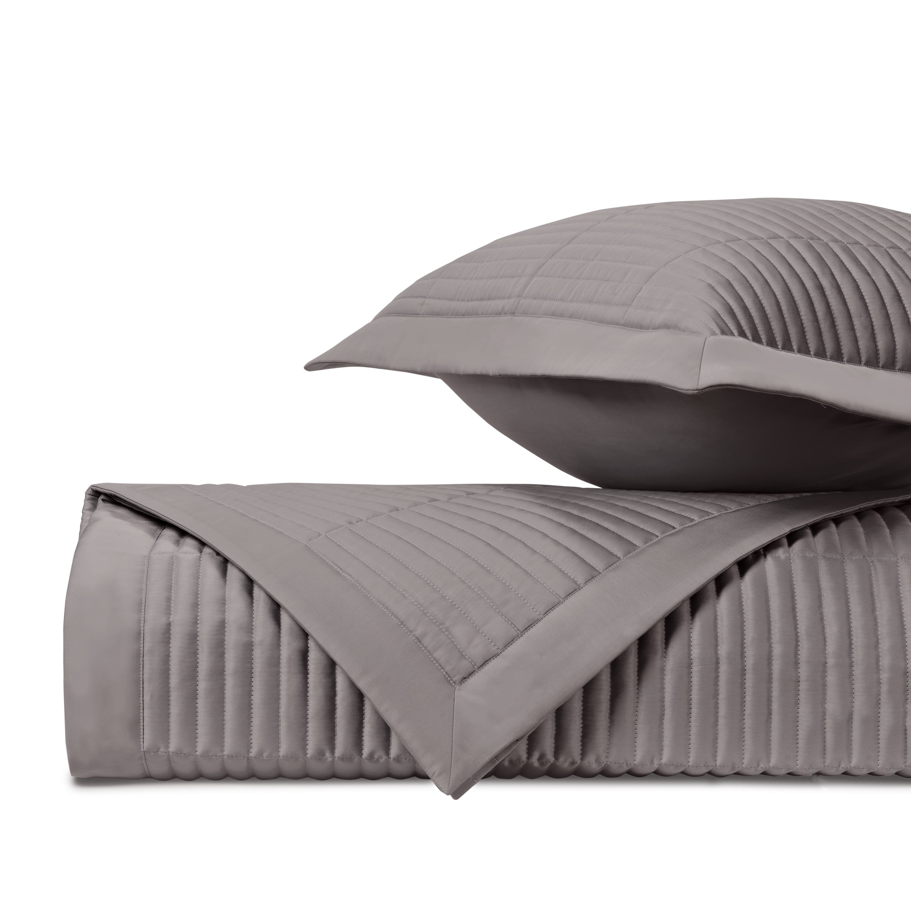 Channel Quilted Coverlet Set