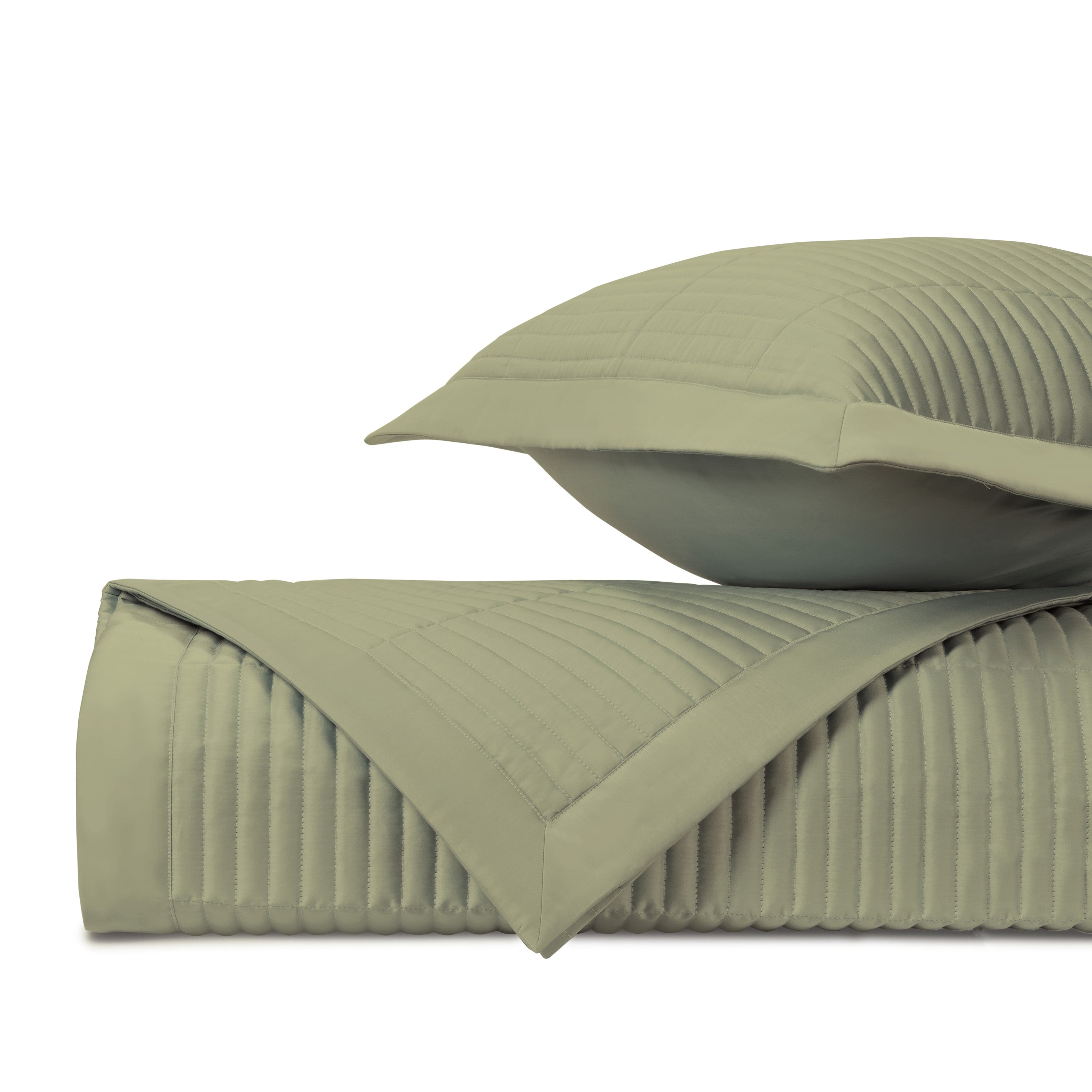 Channel Quilted Coverlet Set