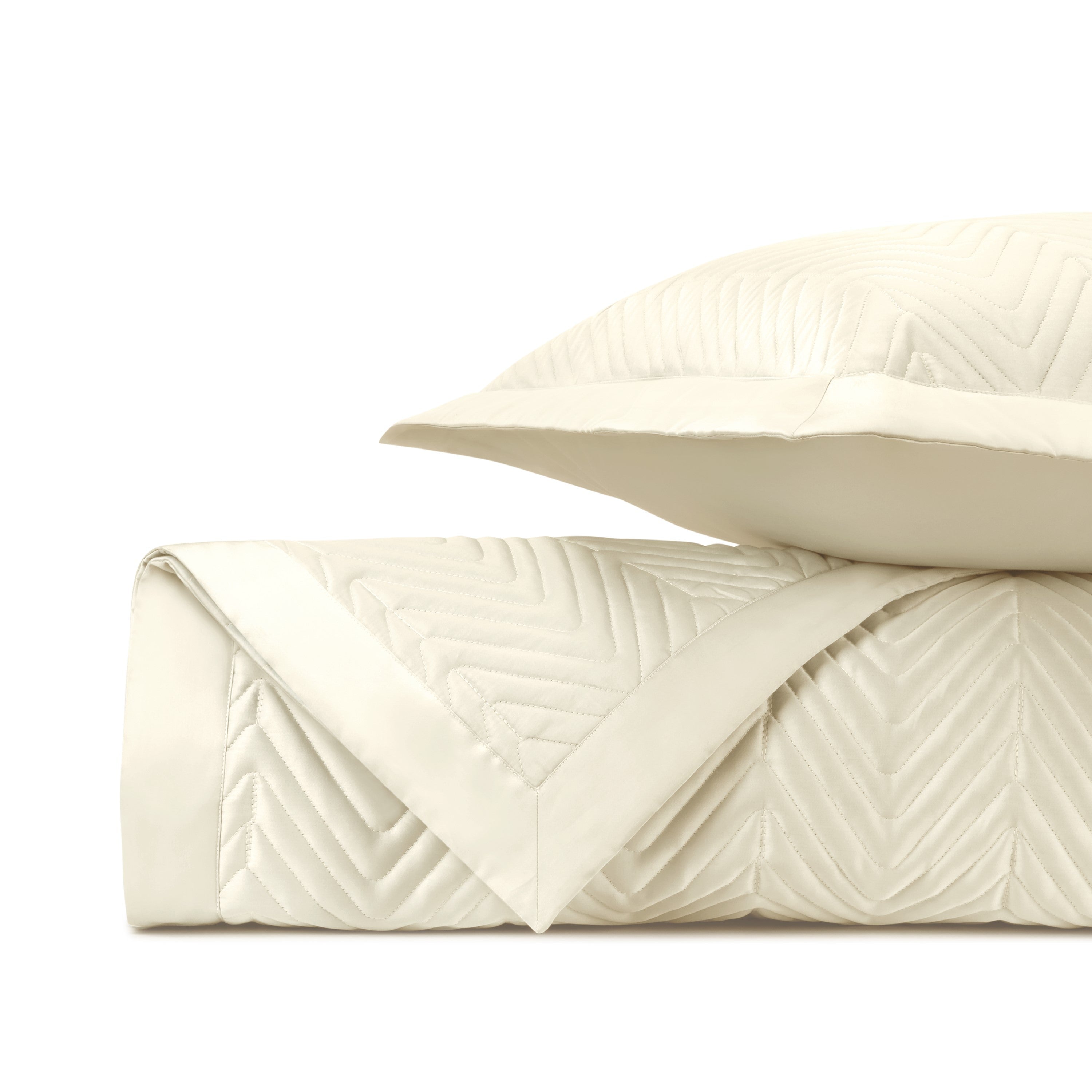 Charleston Quilted Coverlet (euro) Set