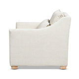 Citadell 38" Upholstered Accent Chair with Lumbar Pillow and Flared Arms
