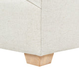 Citadell 38" Upholstered Accent Chair with Lumbar Pillow and Flared Arms