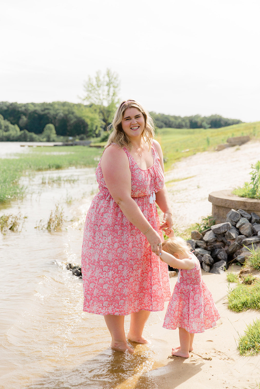 The Kiley Tank Dress In Watermelon Sorbet | Includes Plus Size