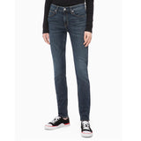 Calvin Klein Women's Mid Rise Skinny Leg Jeans Venice Blue Size 25" x 30 "