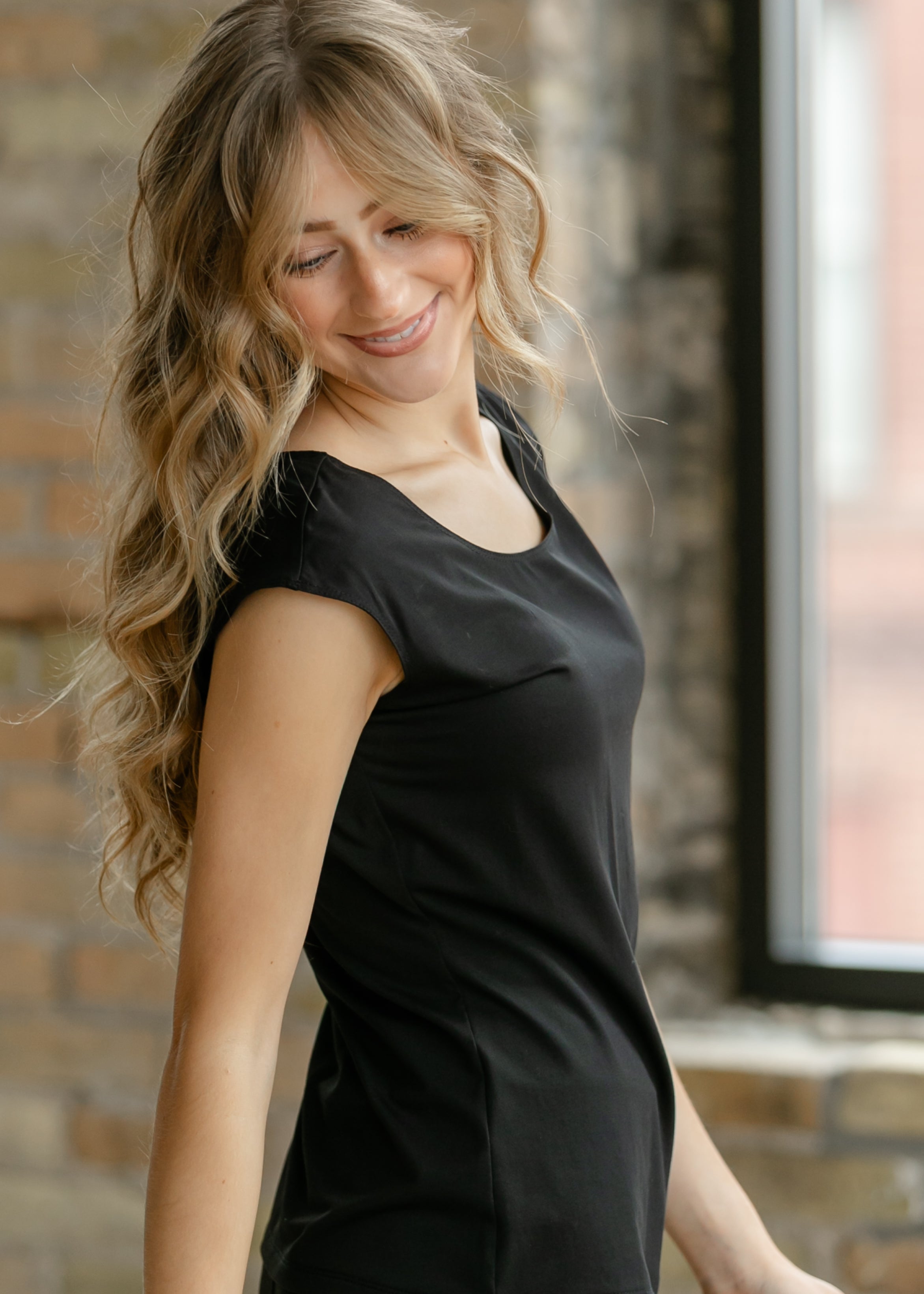 Classic Black Cap Sleeve Tank