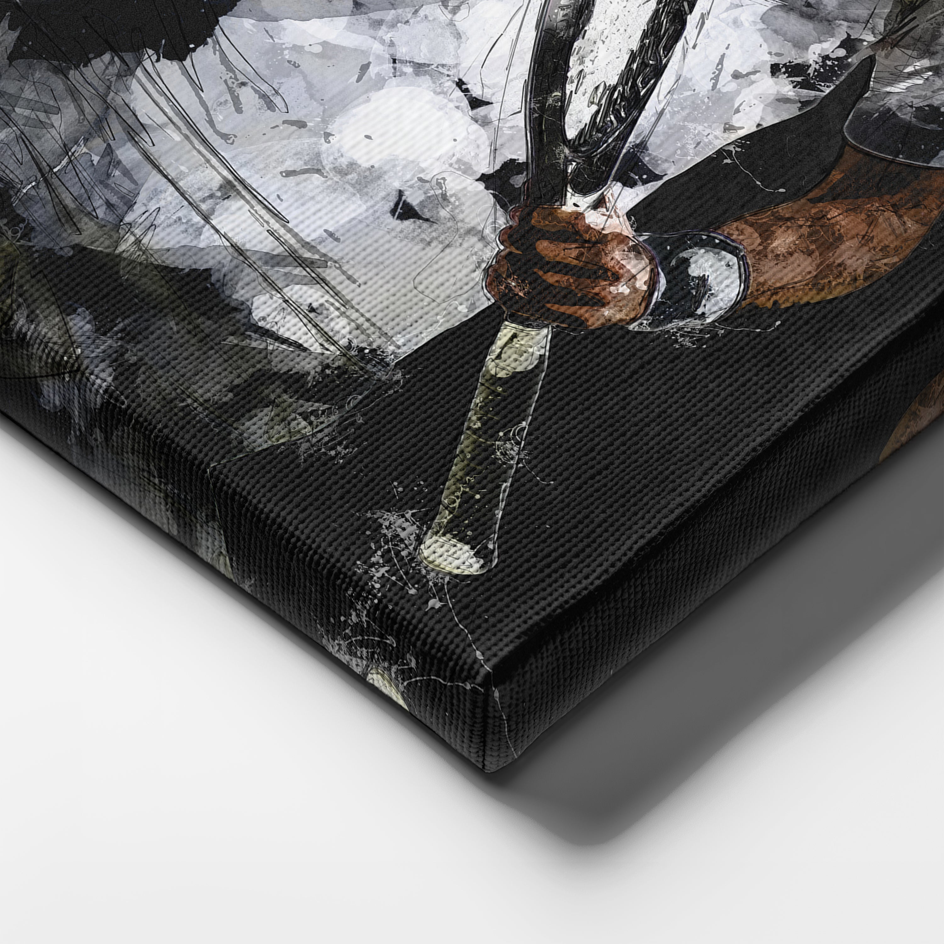 Novak Djokovic Canvas Print – Iconic Tennis Wall Art For Man Cave Or Home