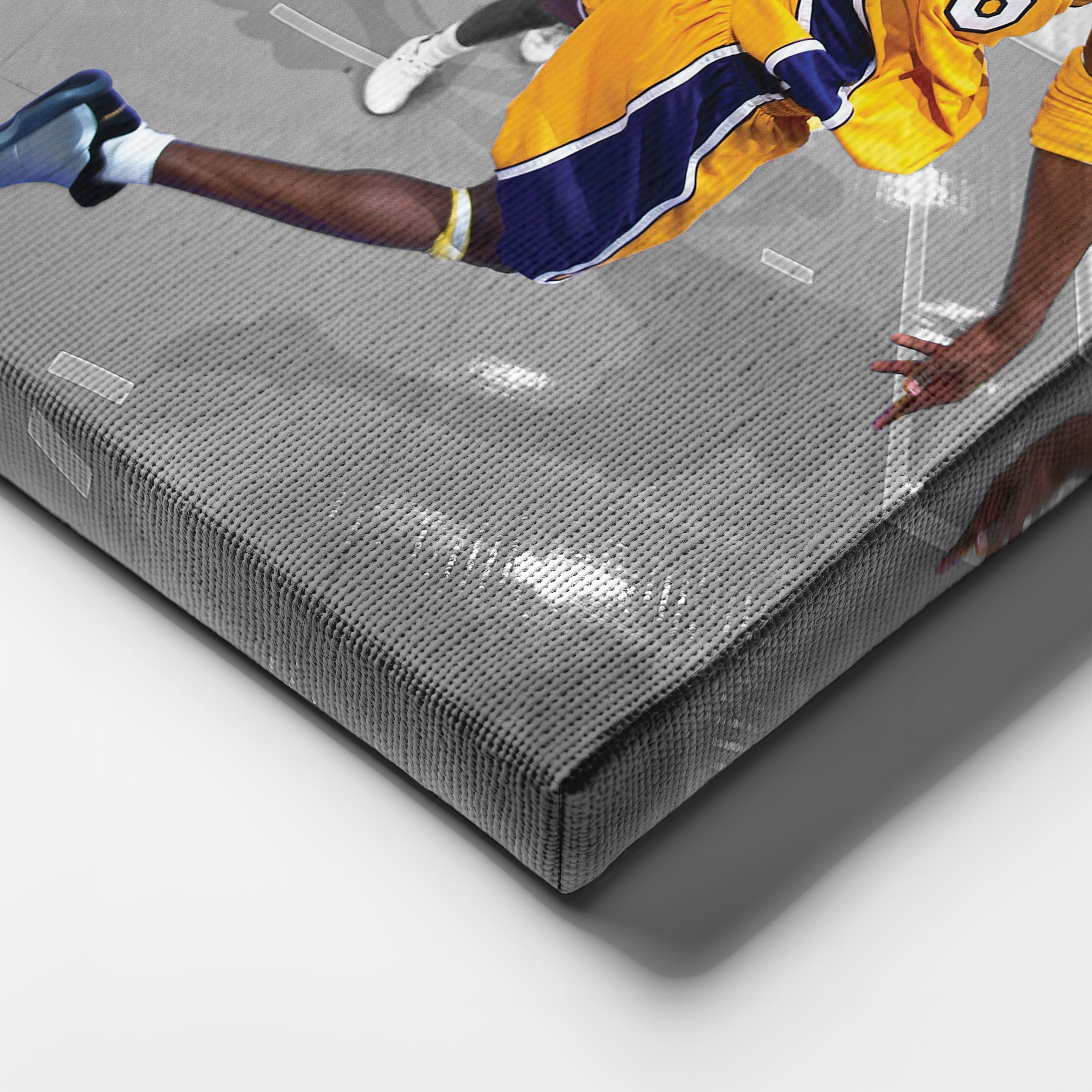 Kobe Bryant Lakers Dunking Canvas Wall Art Decor - Nba Slam Dunk Poster