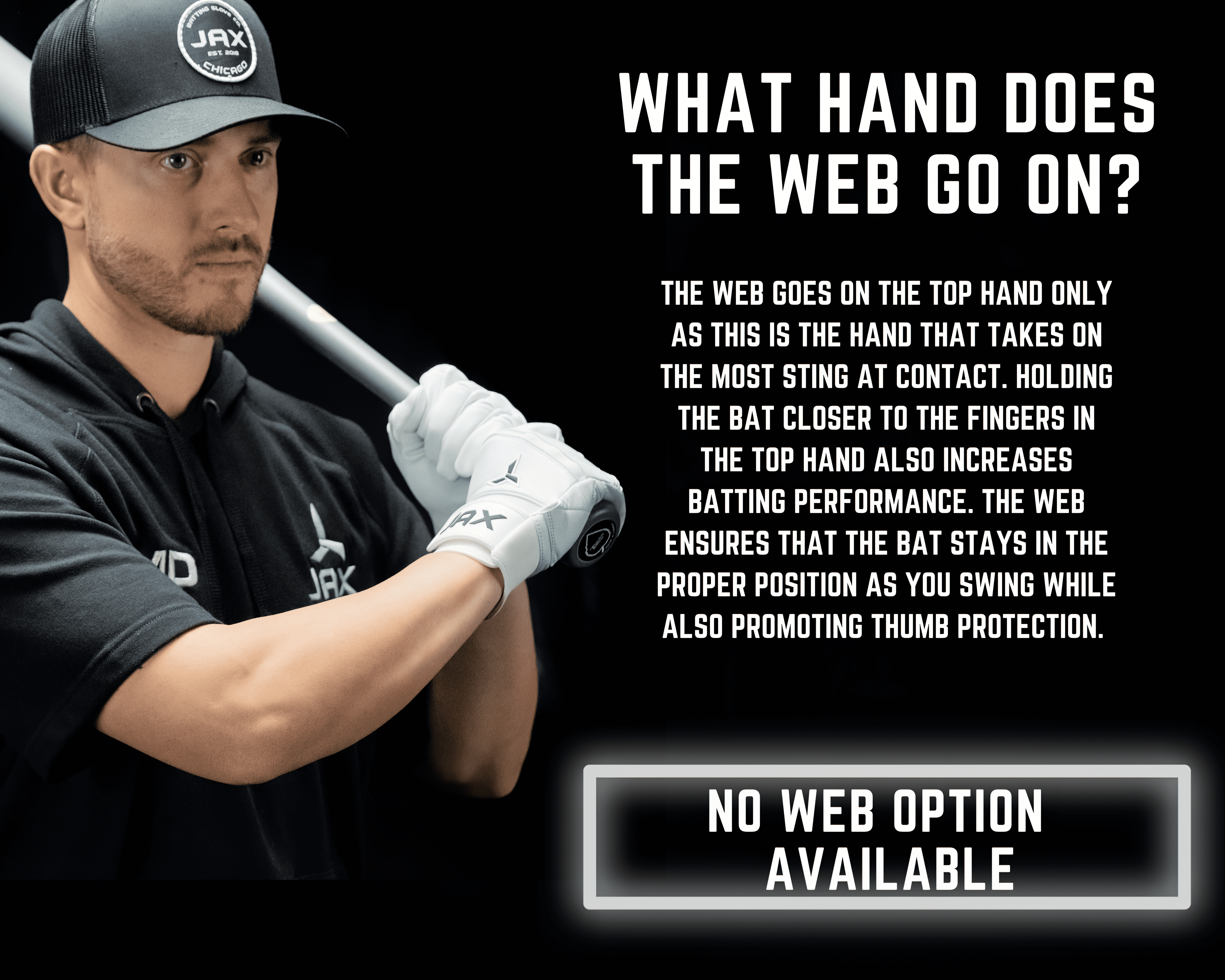 Onyx Black Pro Cuff Batting Gloves